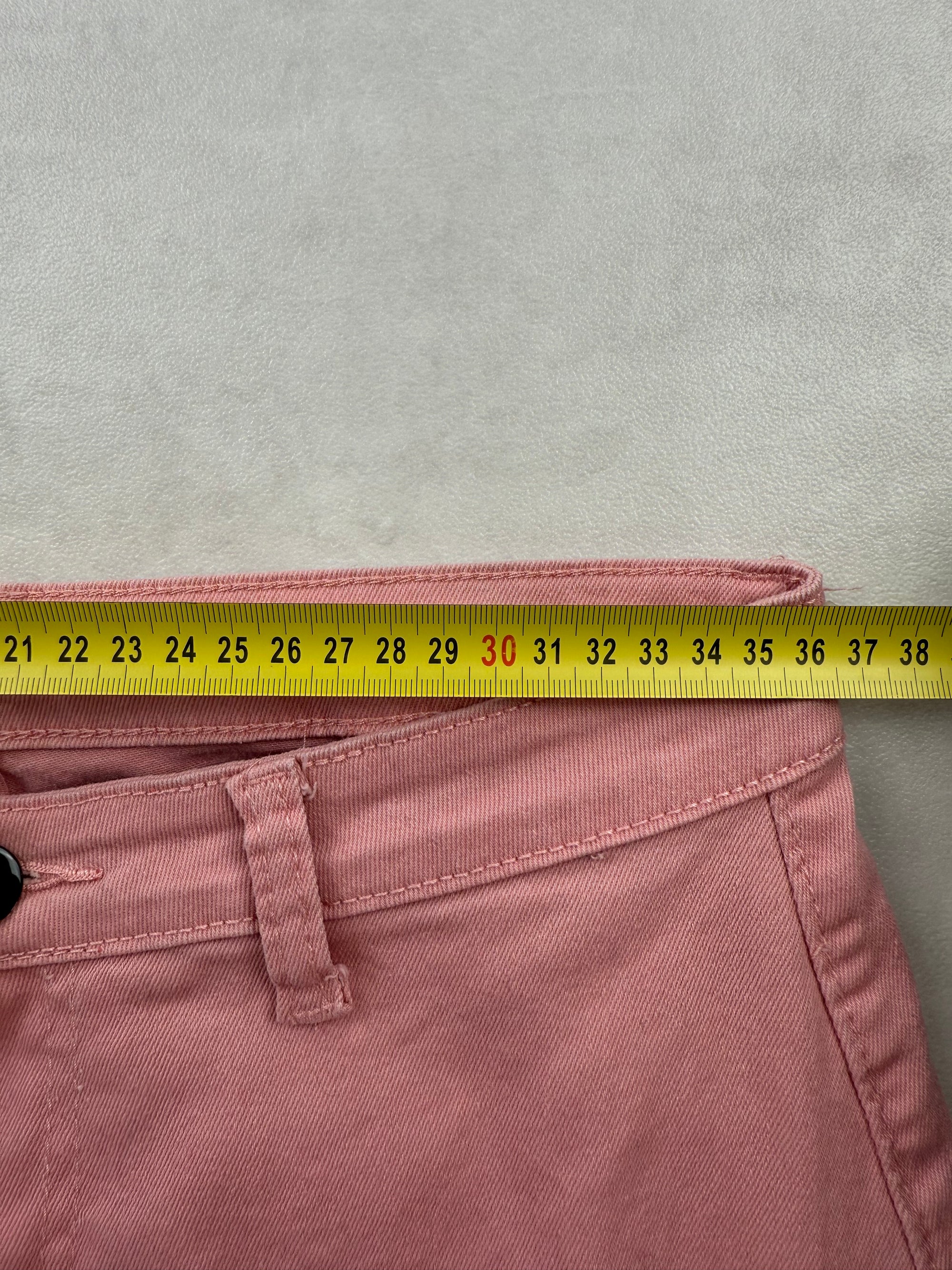Pantalon Super Flare Rose Poudré Taille Haute - Style 70s - Taille 36