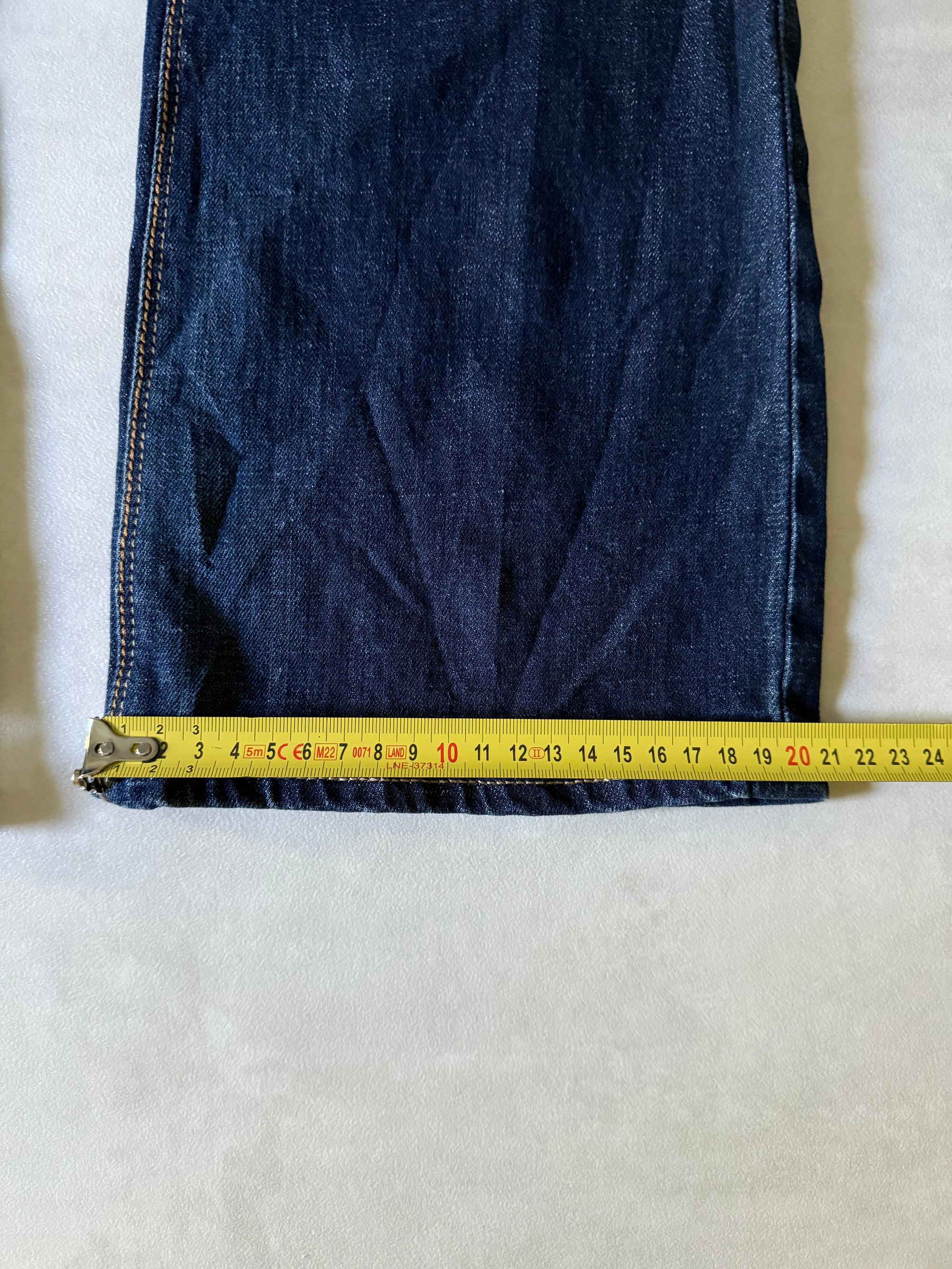 Jean Express Boot Cut Low Rise Denim Bleu Foncé - Taille 40