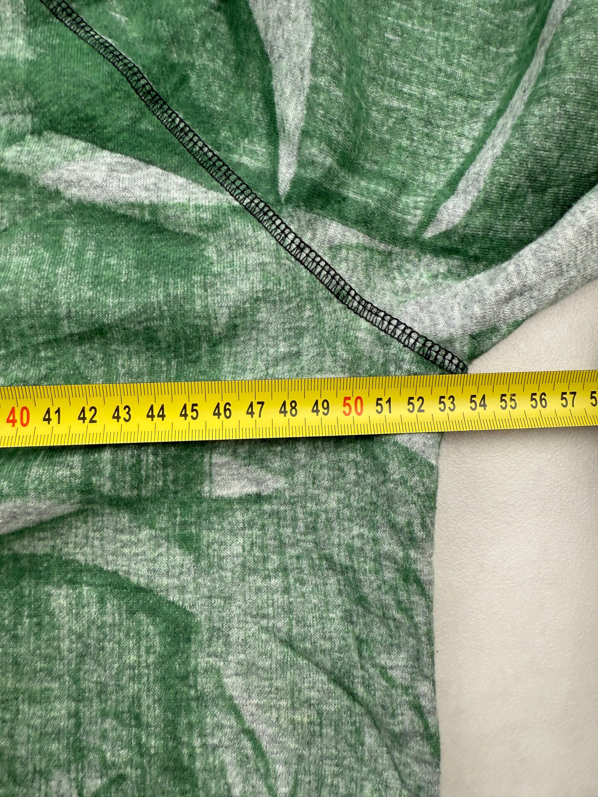 Sweat FILA Motif Abstrait Vert & Gris Tie & Dye - Taille M