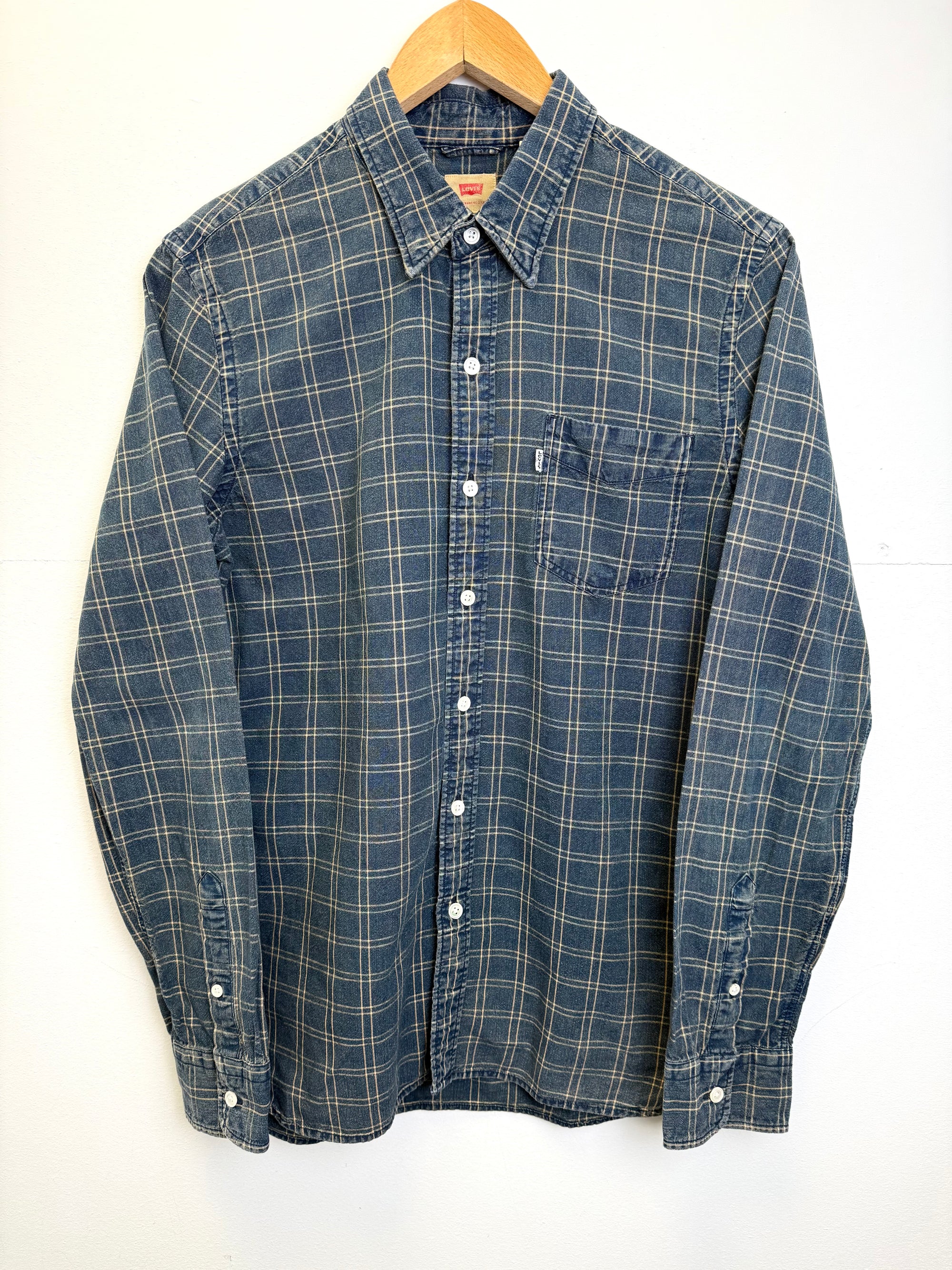 Chemise Levi’s à carreaux bleu vintage - taille S