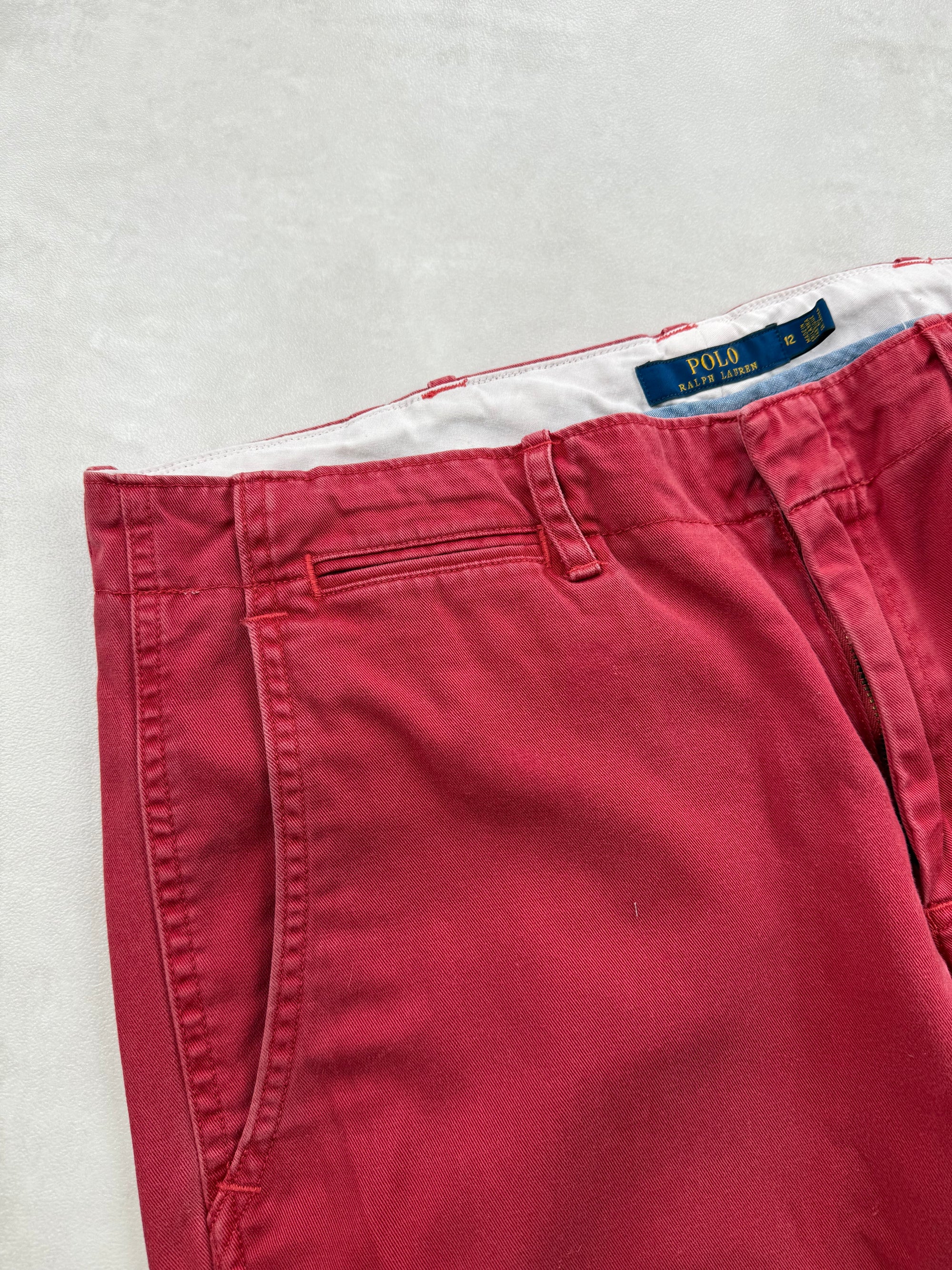 Chino Polo Ralph Lauren Coton Rouge Brique - Taille 44