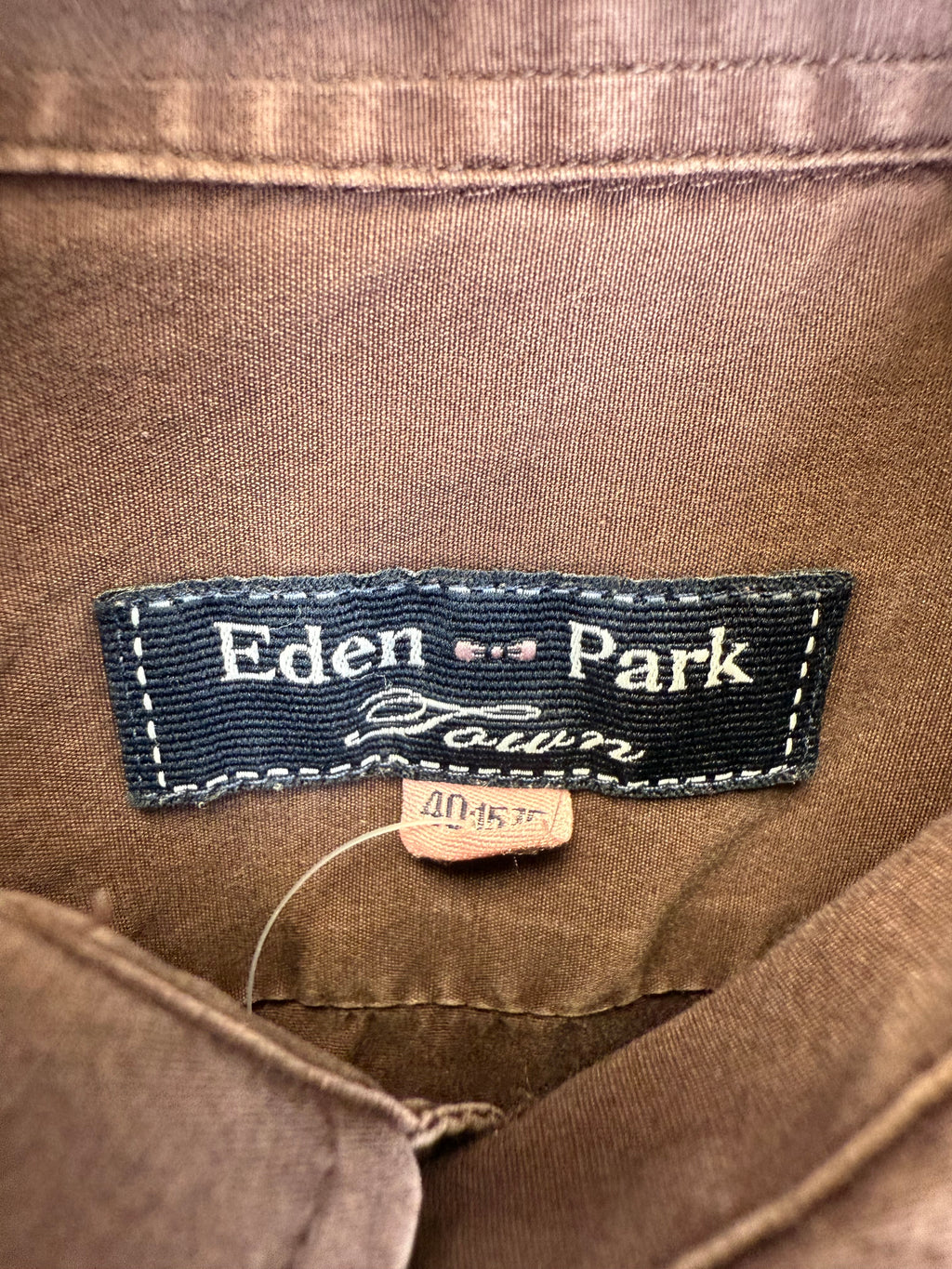 Chemise Eden Park marron chocolat - taille S