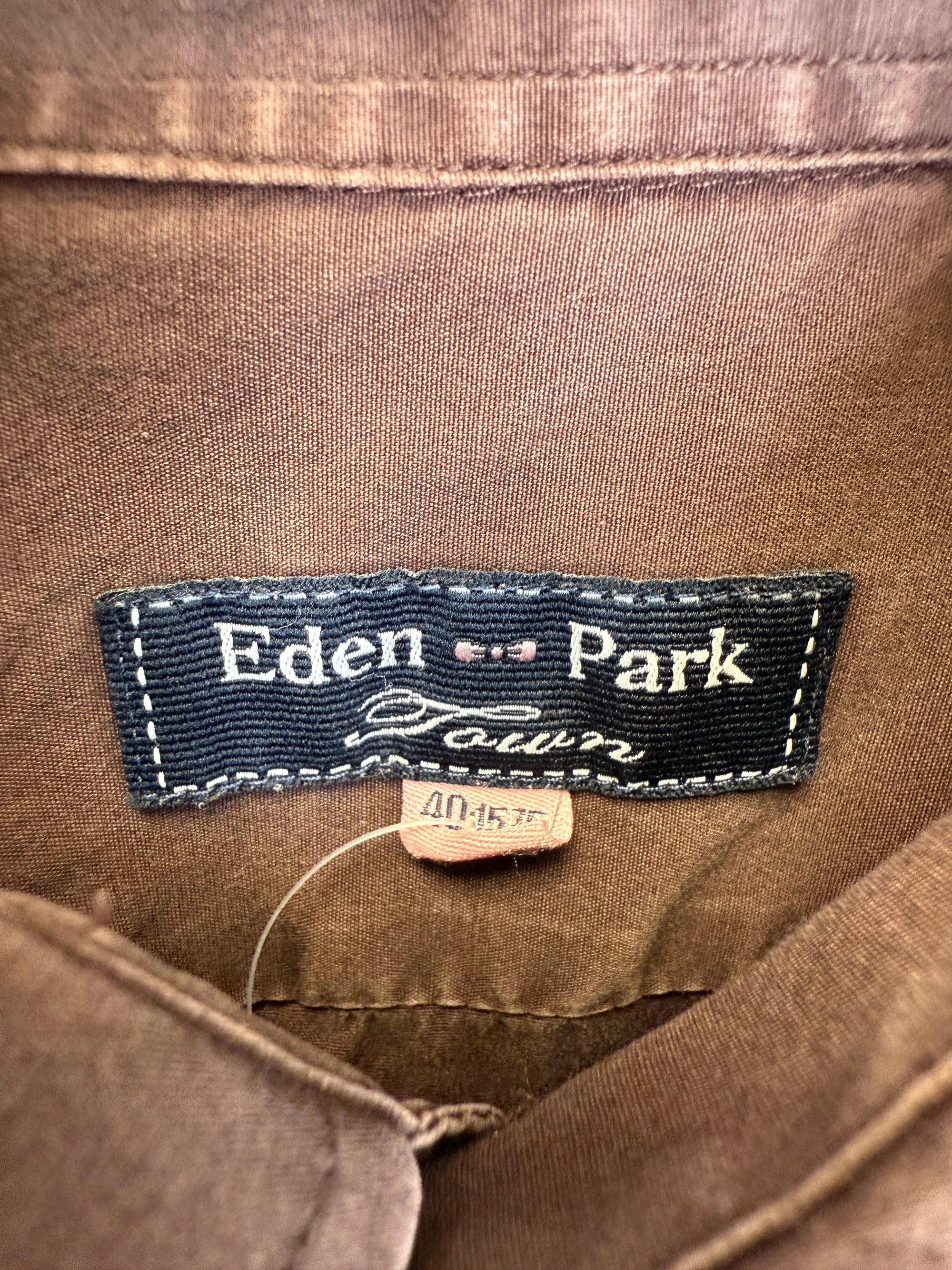 Chemise Eden Park marron chocolat - taille S