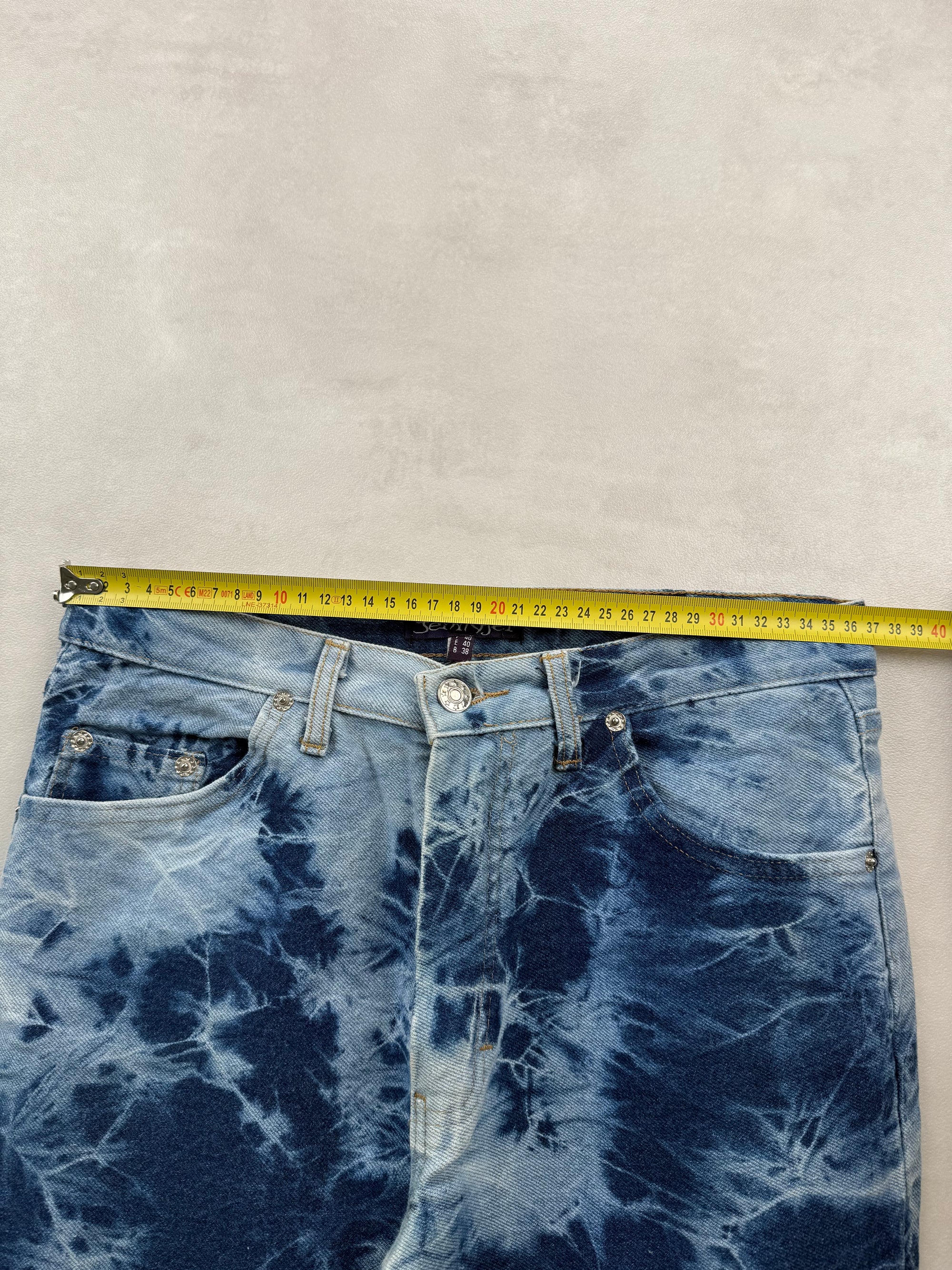 Jean Jennyfer Flare / Patte d'eph Taille Haute Tie-Dye - FR 36