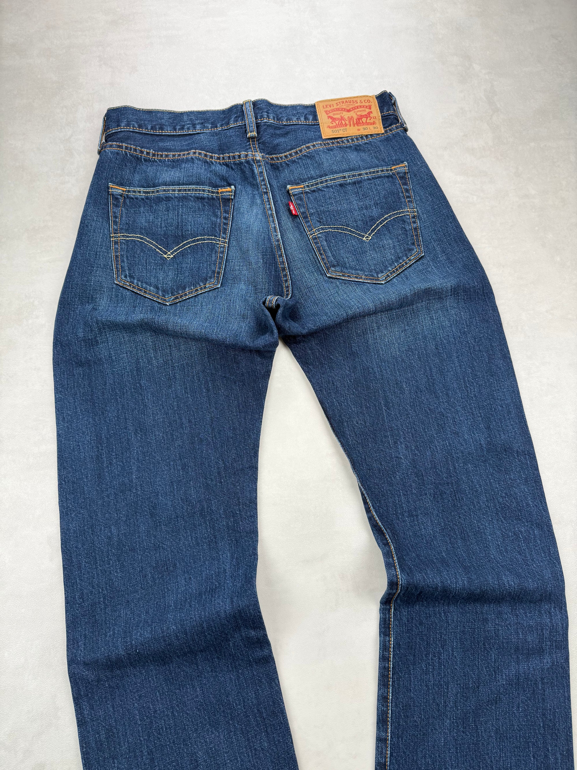 Jean Levi's 501 CT (Tapered) -  FR 40 W30 L30 Unisexe