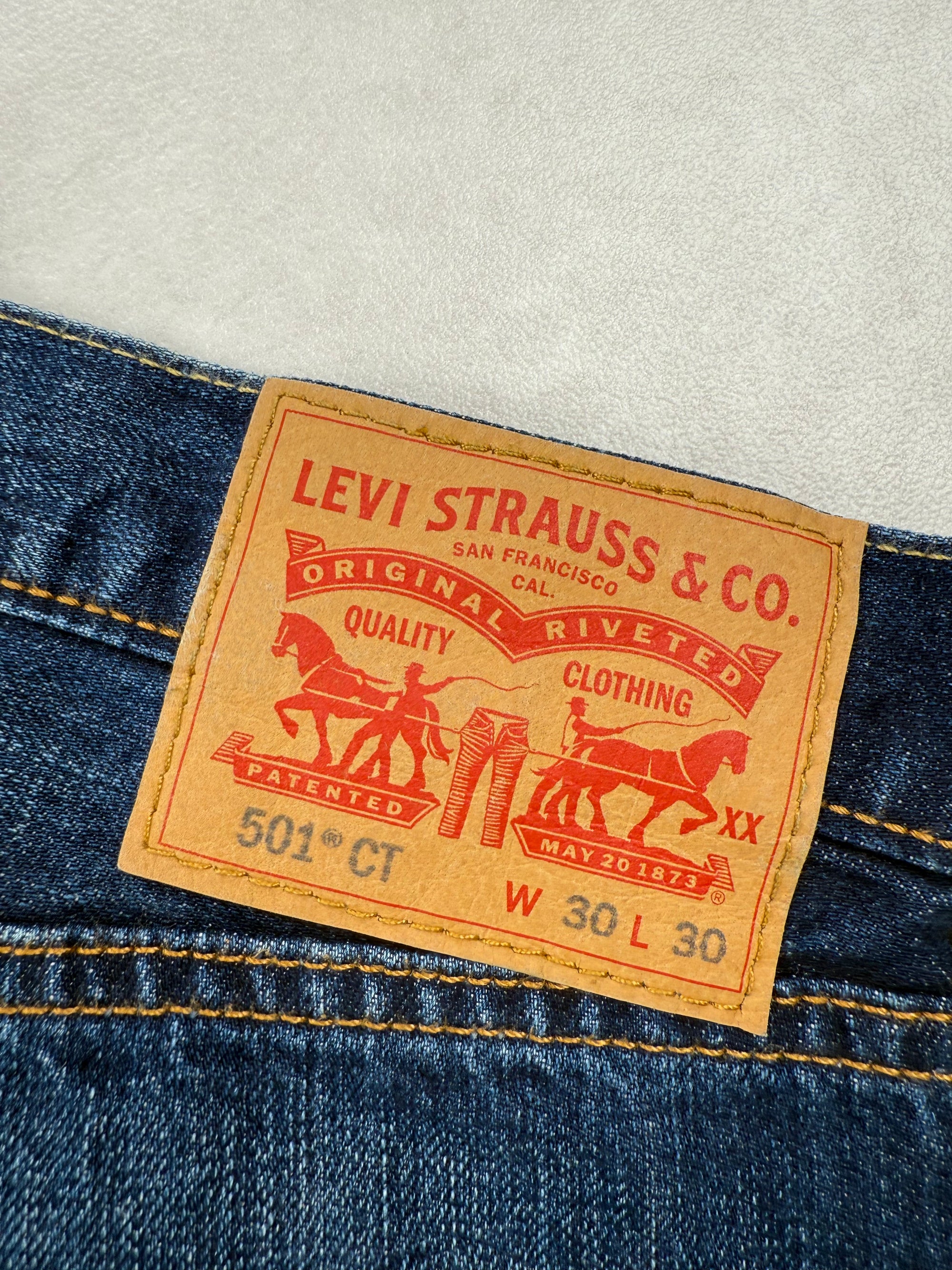 Jean Levi's 501 CT (Tapered) -  FR 40 W30 L30 Unisexe