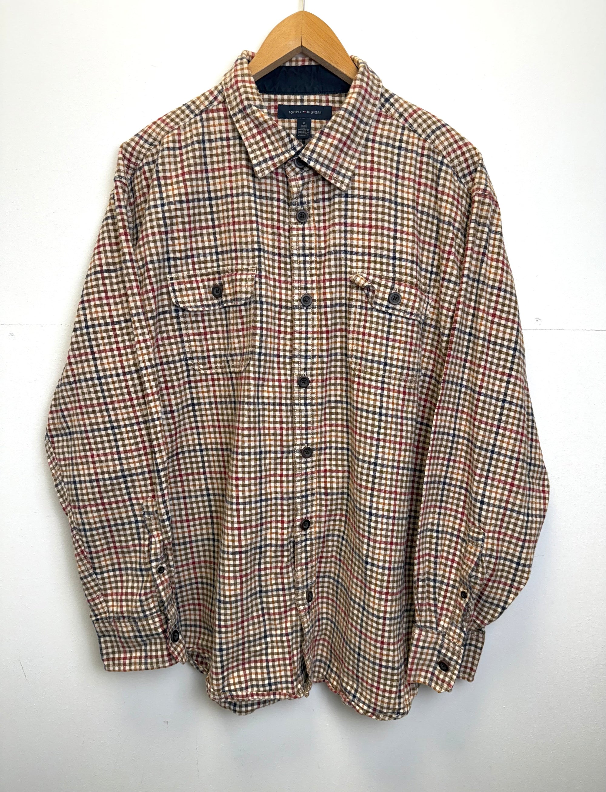 Chemise à carreaux vintage Tommy Hilfiger - taille XXL