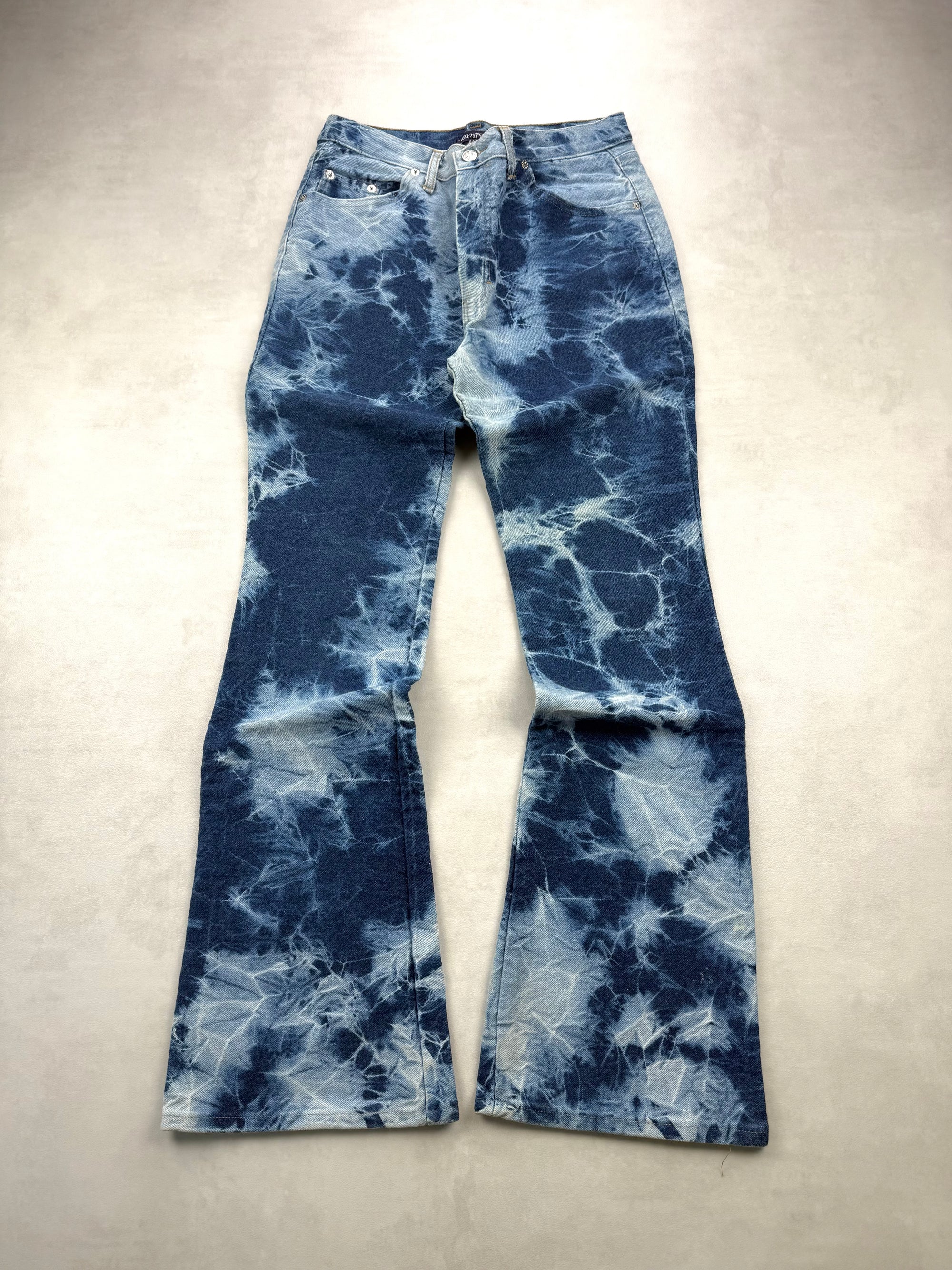 Jean Jennyfer Flare / Patte d'eph Taille Haute Tie-Dye - FR 36