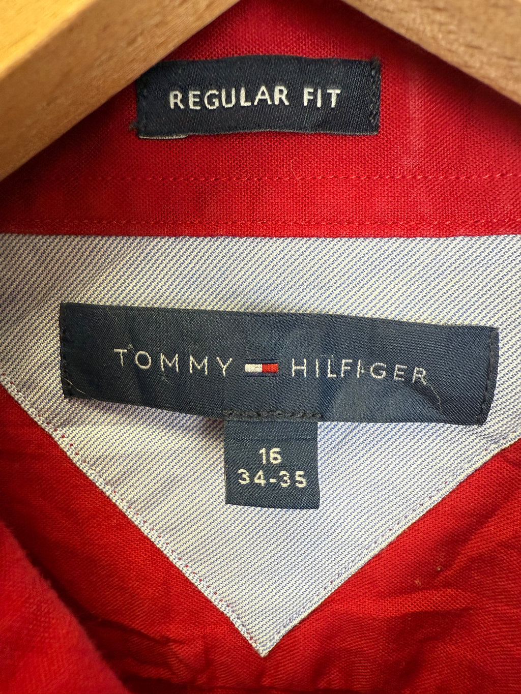 Chemise rouge Tommy Hilfiger - taille L