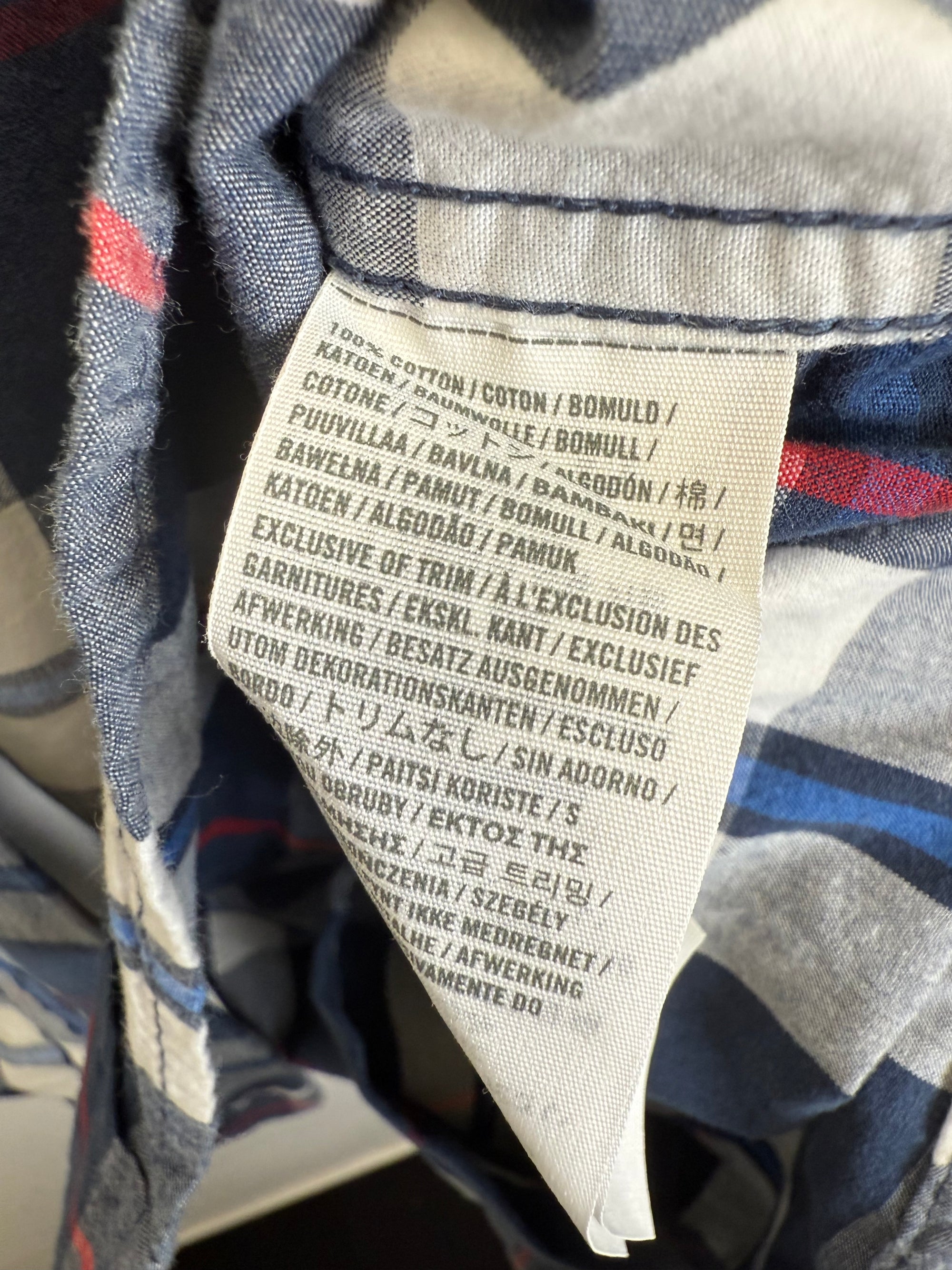 Chemise Hollister à carreaux bleus - taille S