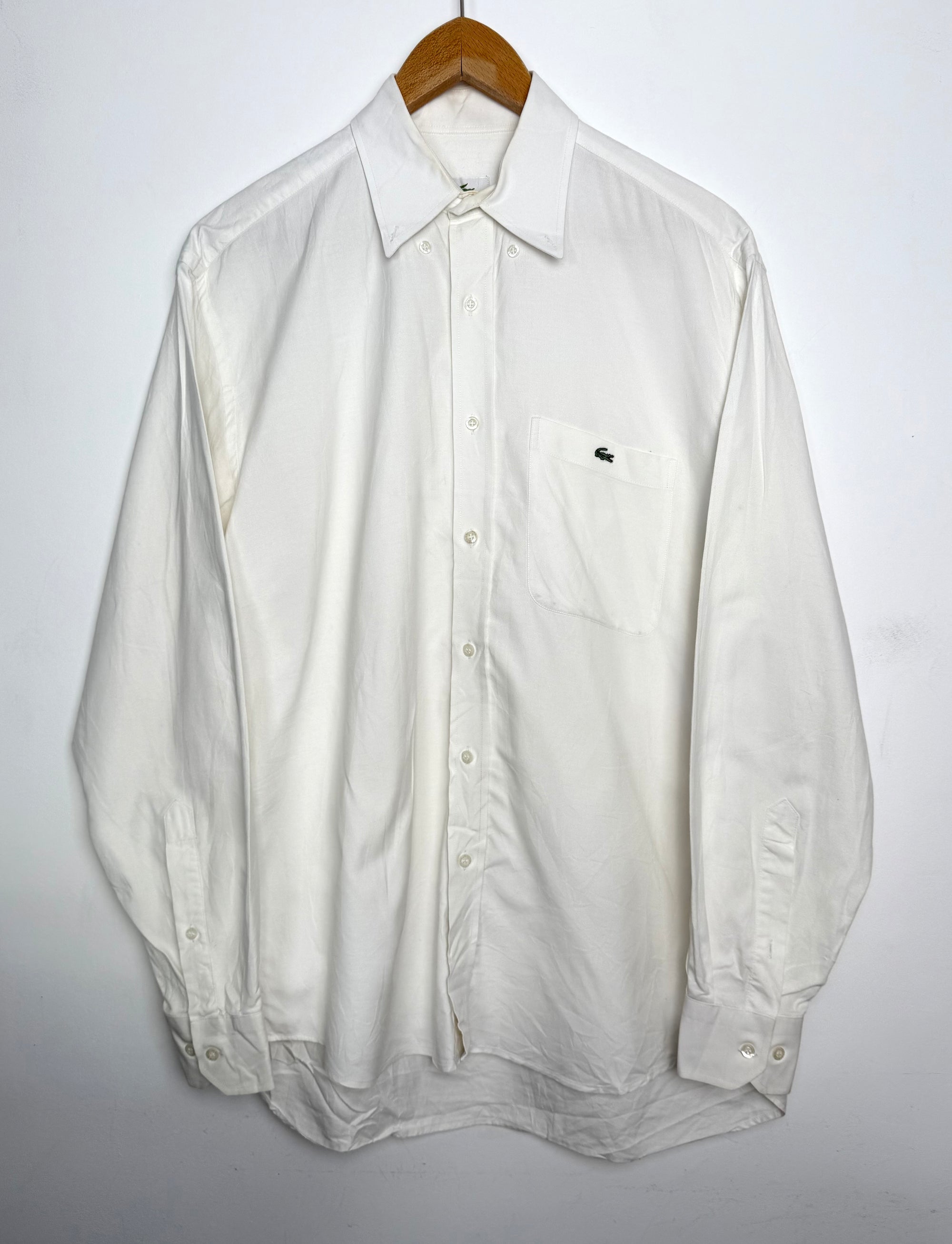 Chemise Lacoste blanche logo crocodile - taille L