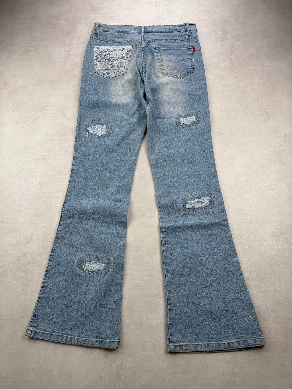 Jean Flare Bootcut NNY - Y2K Ripped & Poche Dentelle - Taille 38