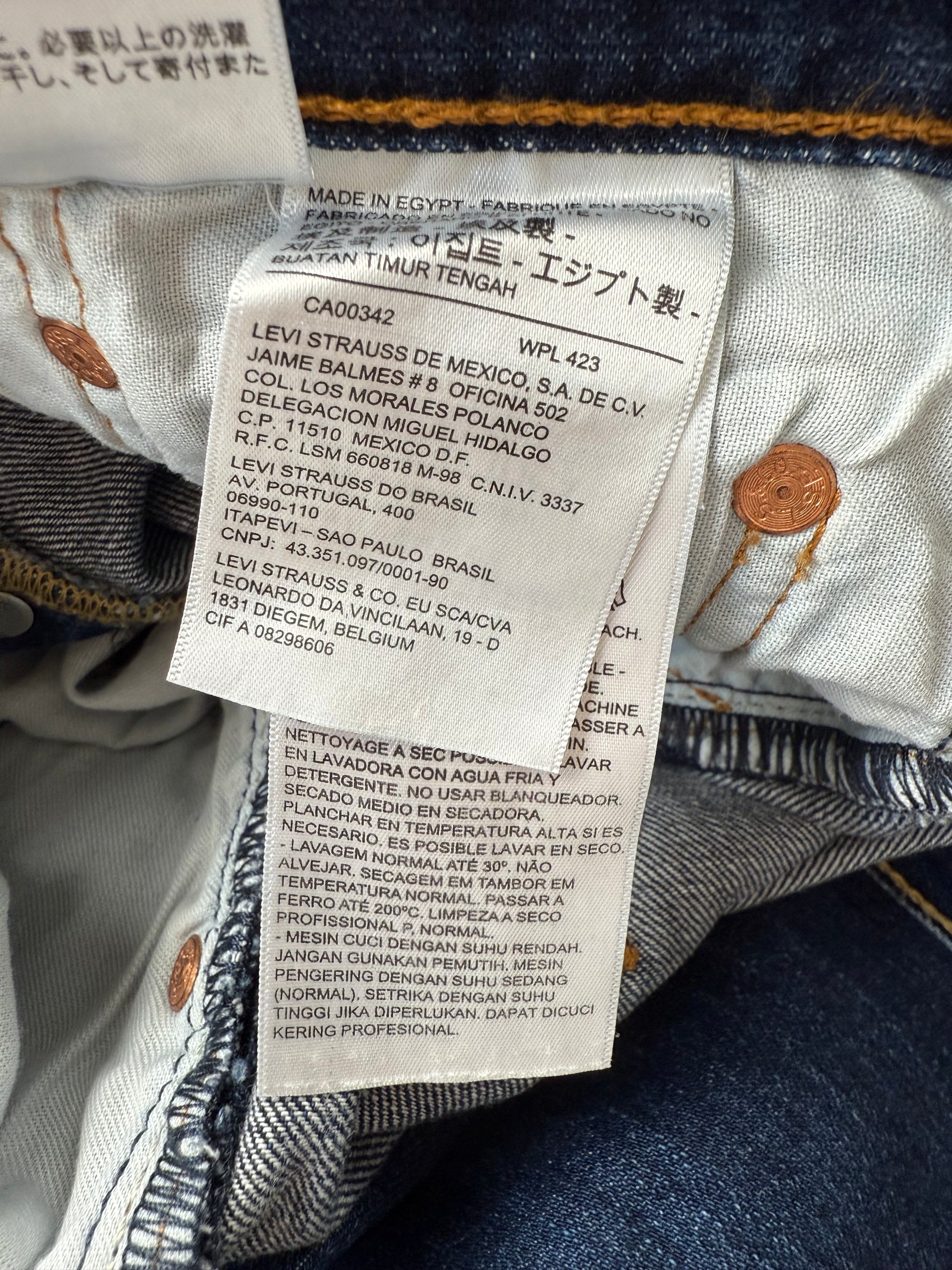 Jean Levi's 501 CT (Tapered) -  FR 40 W30 L30 Unisexe