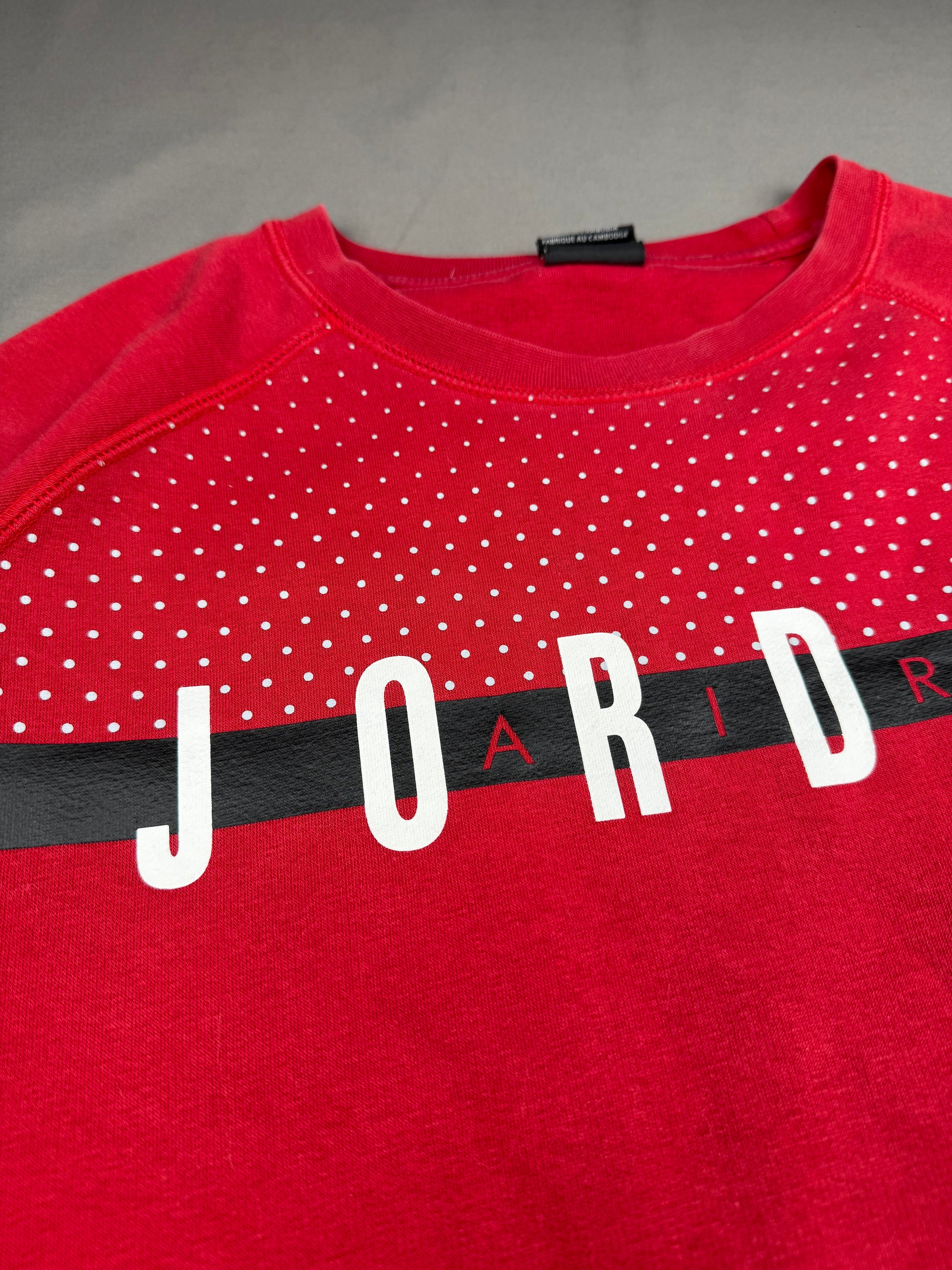 Sweat Jordan rouge vintage logo Jumpman - taille XL