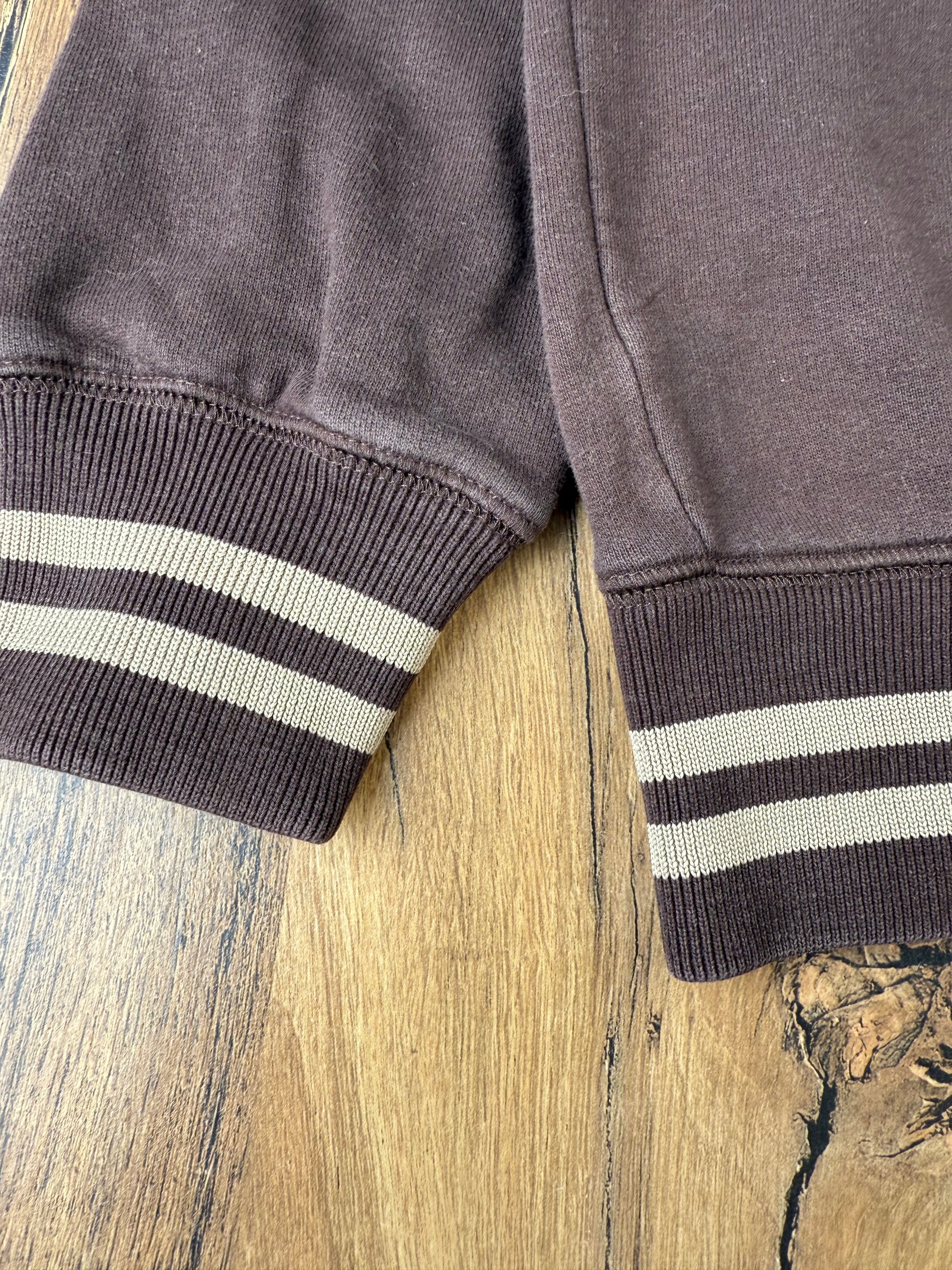 Sweatshirt vintage Carhartt marron brodé - taille S