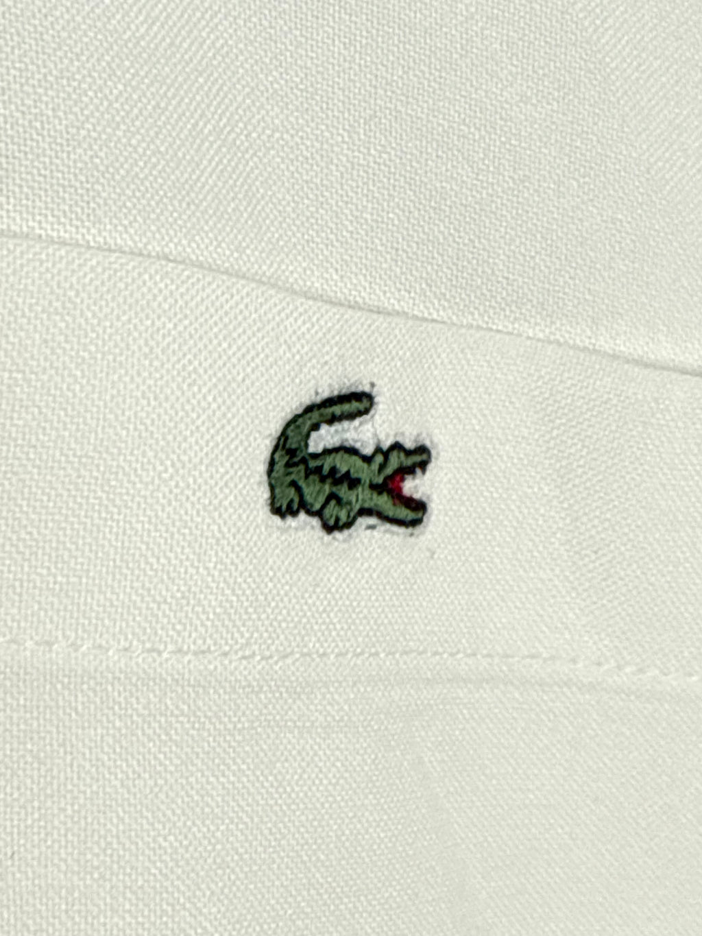 Chemise Lacoste blanche logo crocodile - taille L