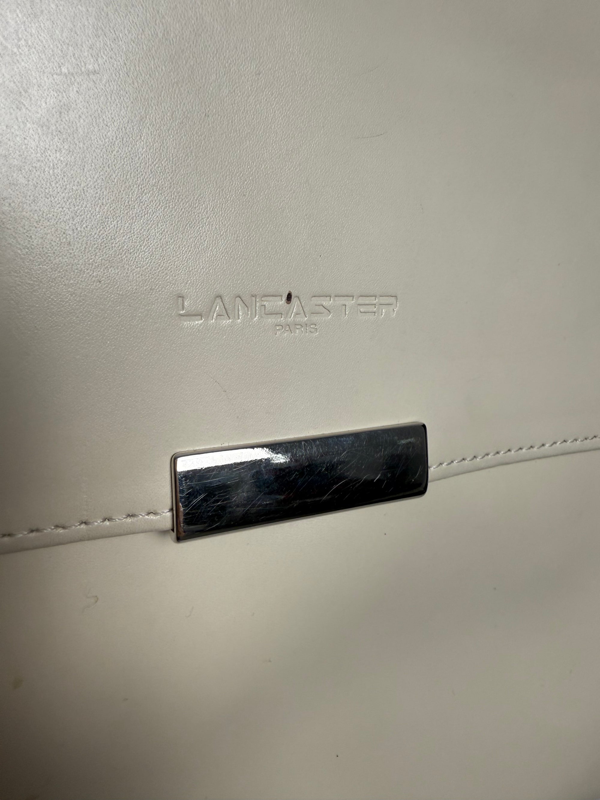 Sac Lancaster blanc cassé vintage - format bandoulière
