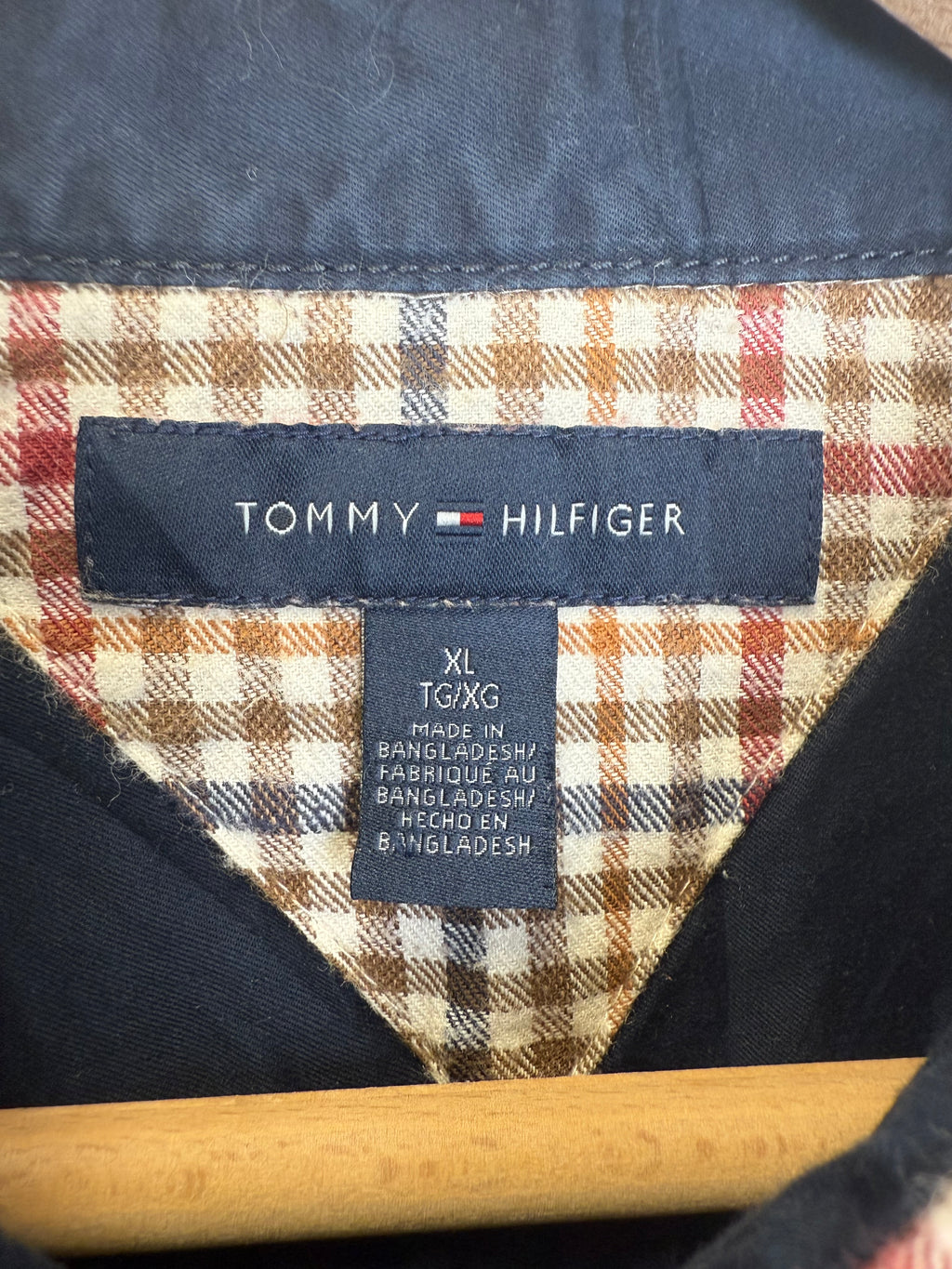 Chemise à carreaux vintage Tommy Hilfiger - taille XXL