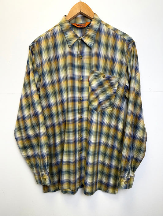 Chemise Missoni Uomo à carreaux 100% coton - made in Italy - taille M