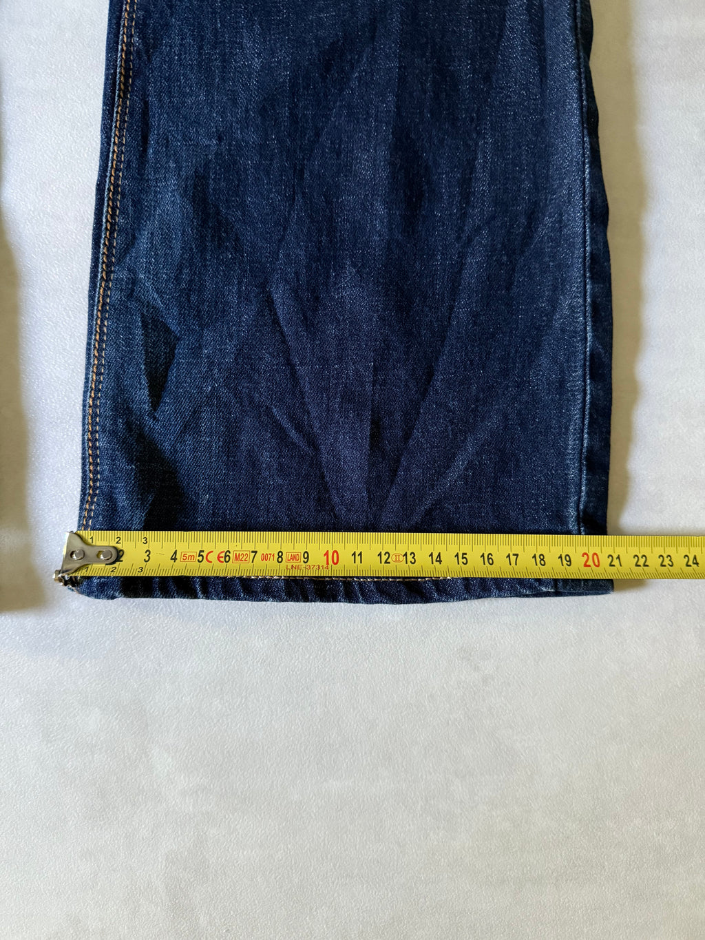Jean Express Boot Cut Low Rise Denim Bleu Foncé - Taille 40