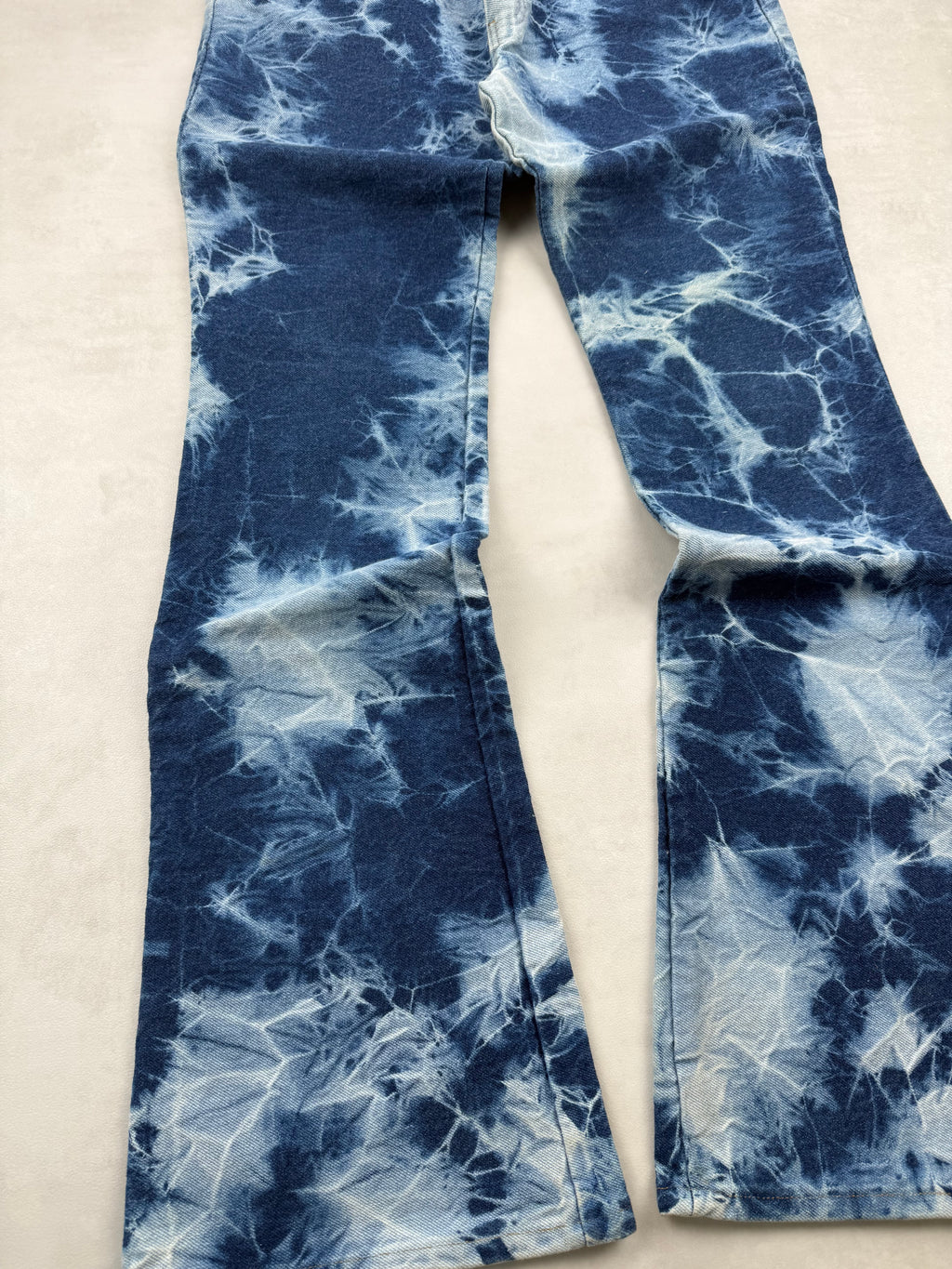 Jean Jennyfer Flare / Patte d'eph Taille Haute Tie-Dye - FR 36