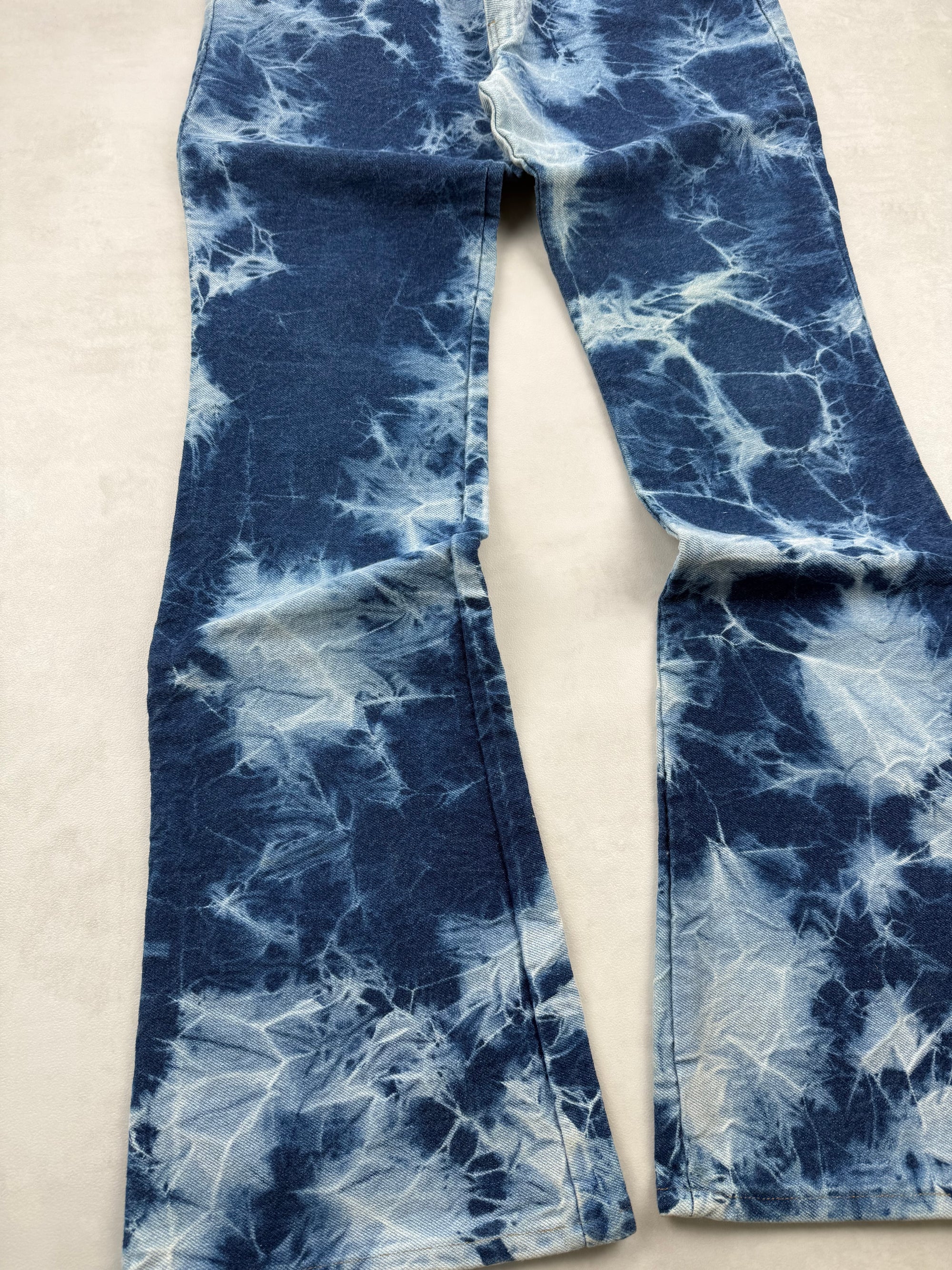 Jean Jennyfer Flare / Patte d'eph Taille Haute Tie-Dye - FR 36