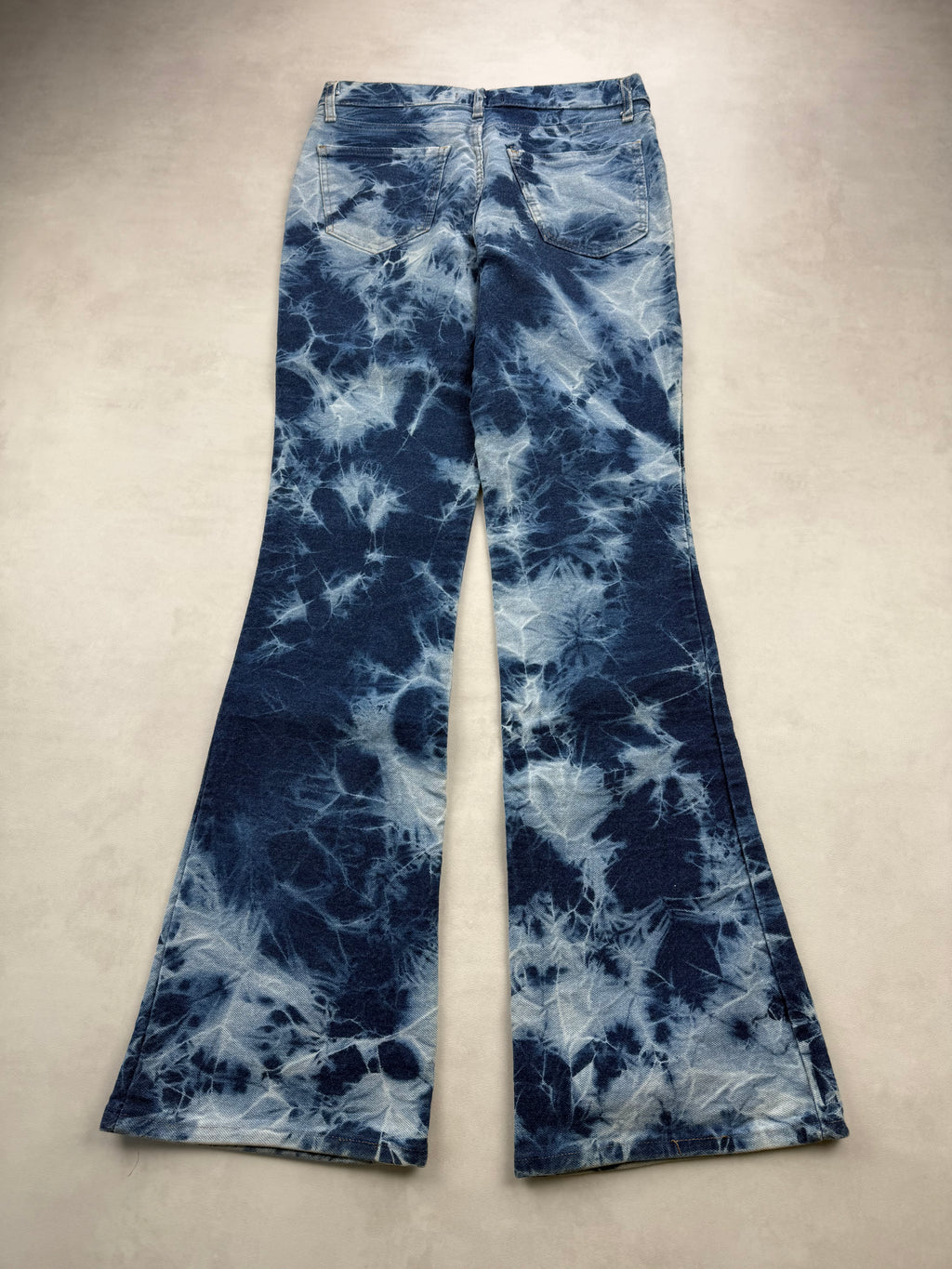 Jean Jennyfer Flare / Patte d'eph Taille Haute Tie-Dye - FR 36