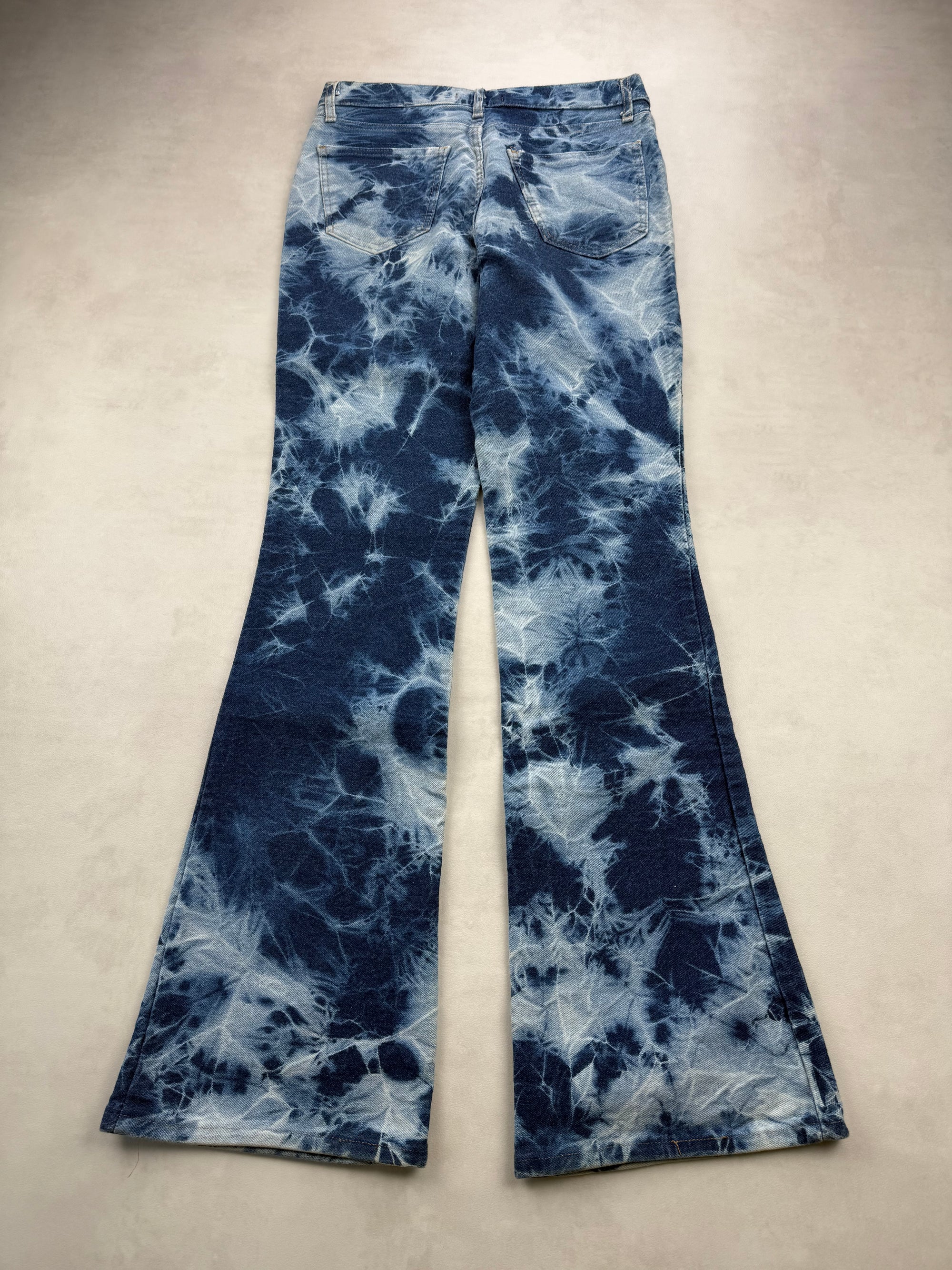Jean Jennyfer Flare / Patte d'eph Taille Haute Tie-Dye - FR 36