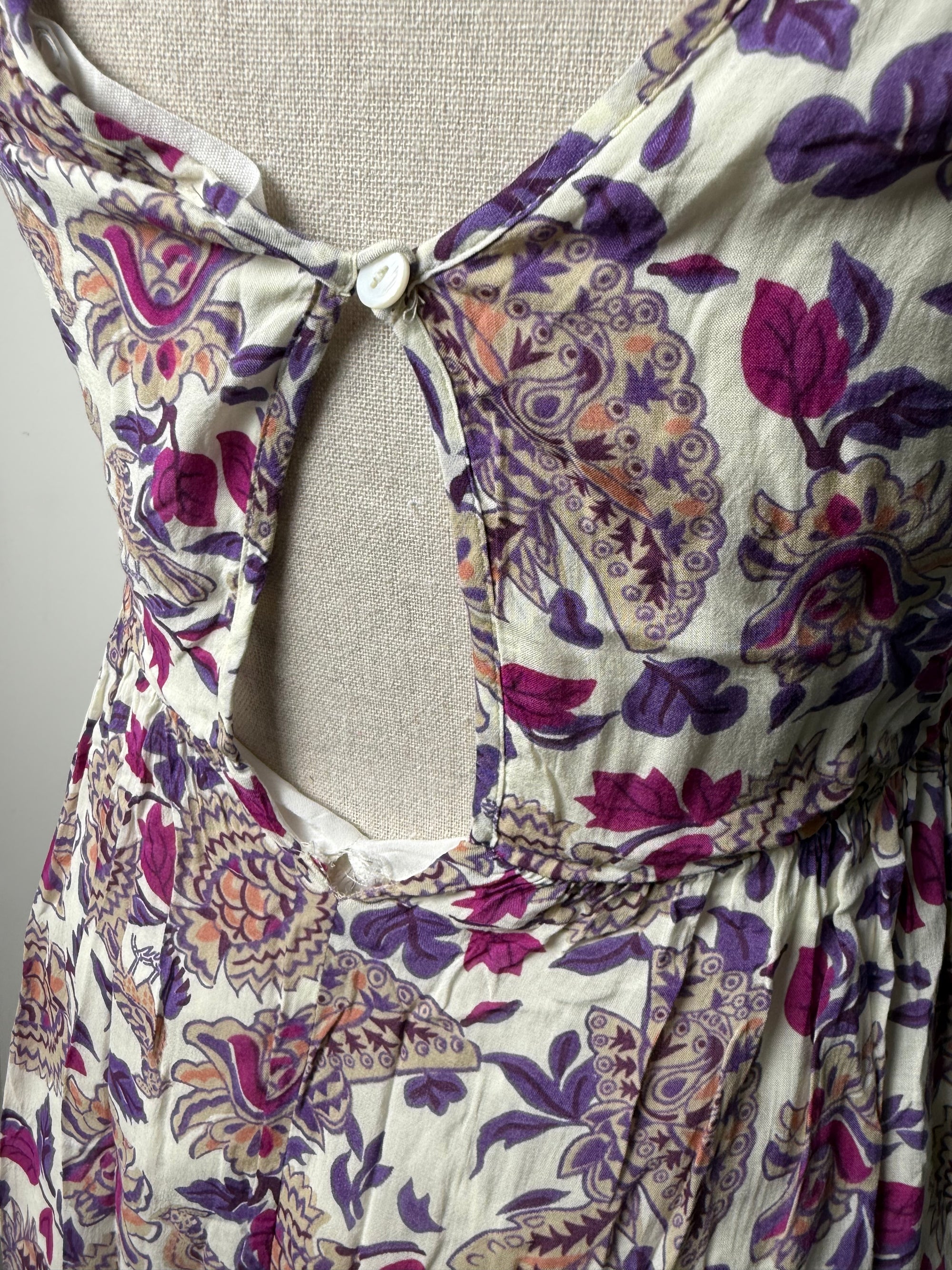 Robe Ba&sh fleuries doublé - Taille XS