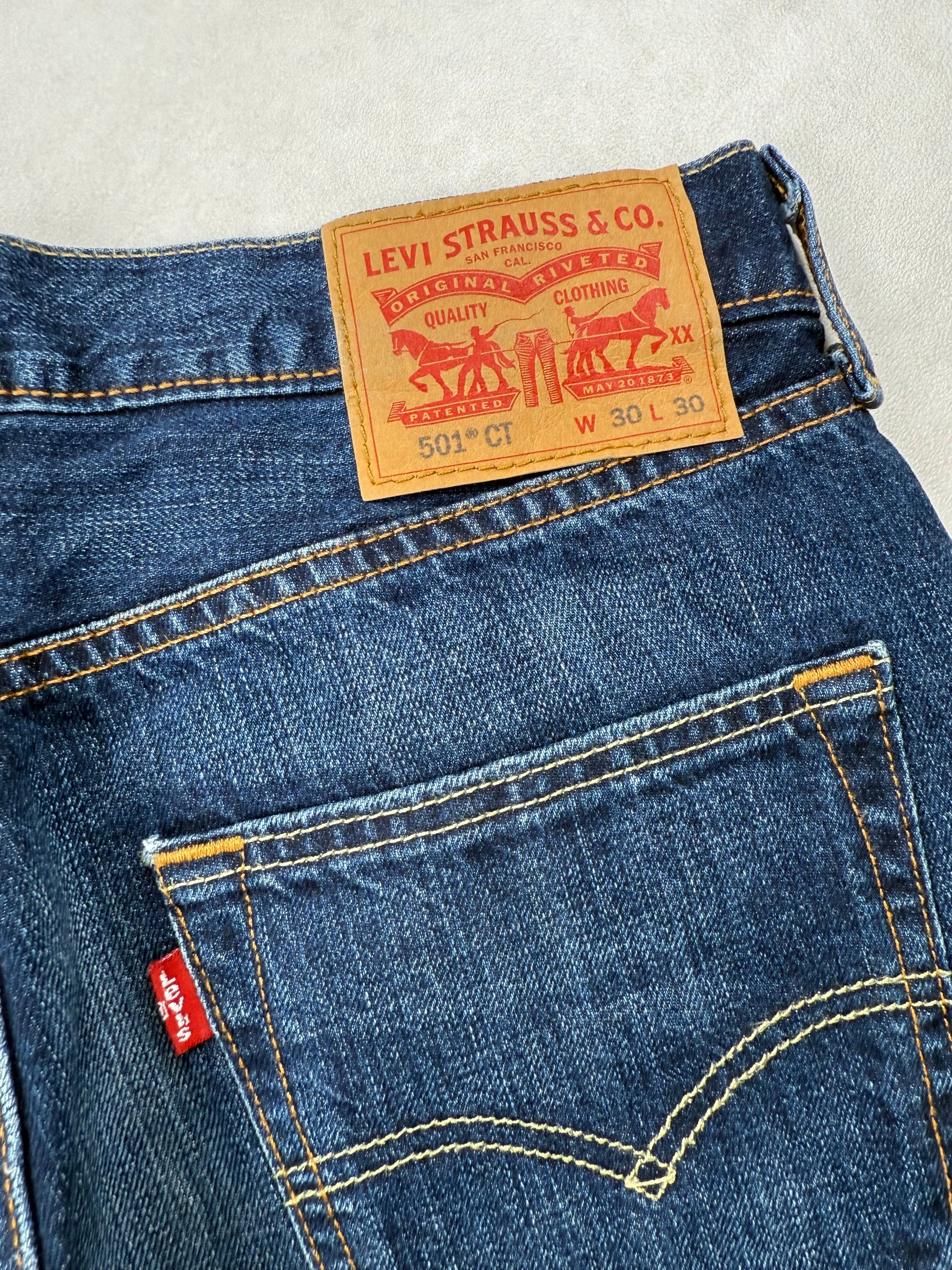 Jean Levi's 501 CT (Tapered) -  FR 40 W30 L30 Unisexe