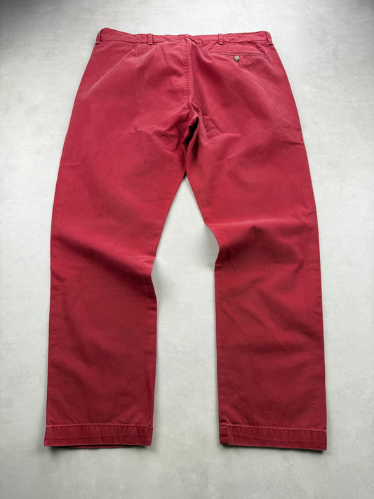 Chino Polo Ralph Lauren Coton Rouge Brique - Taille 44