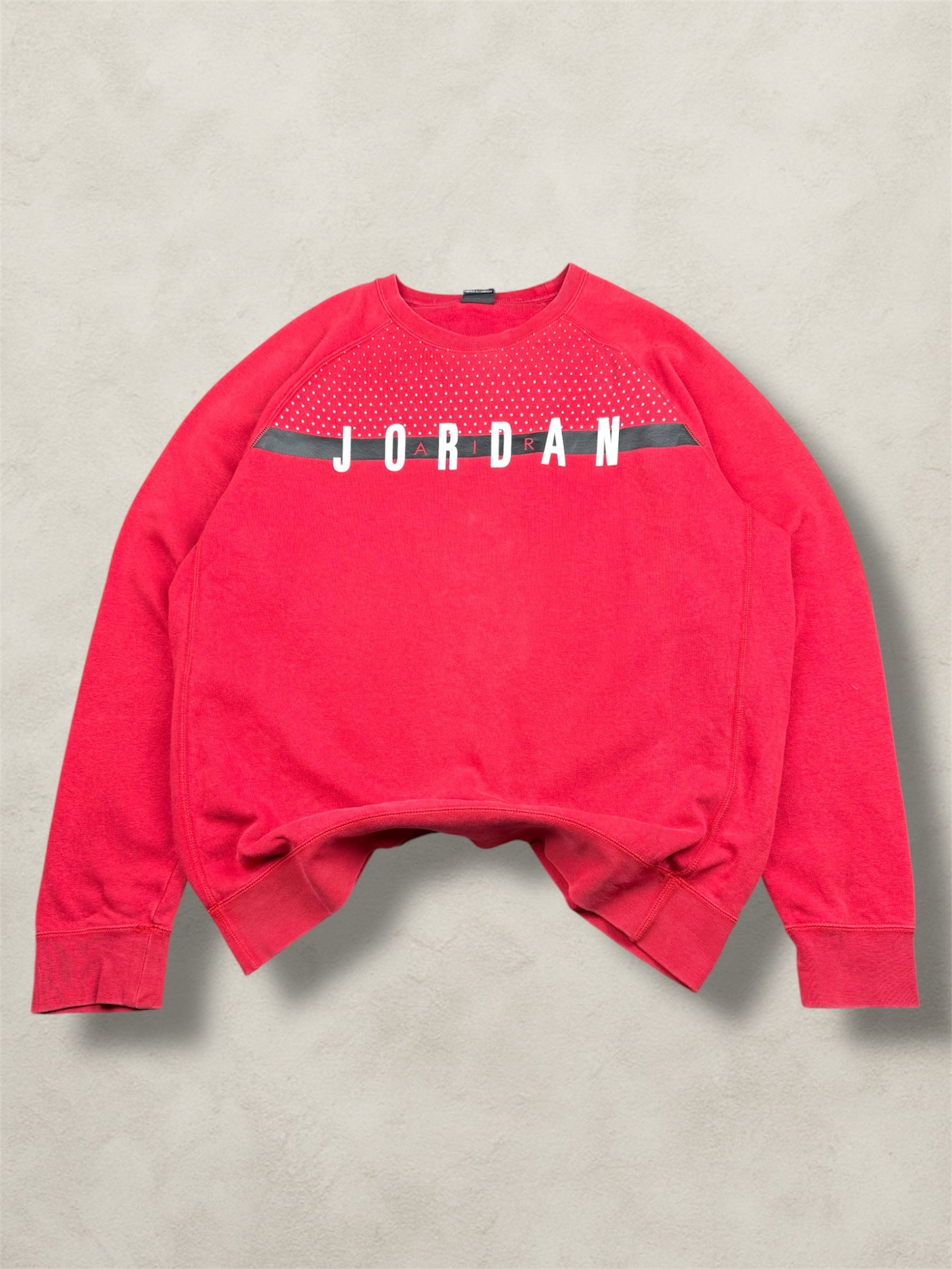Sweat Jordan rouge vintage logo Jumpman - taille XL