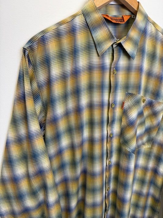 Chemise Missoni Uomo à carreaux 100% coton - made in Italy - taille M