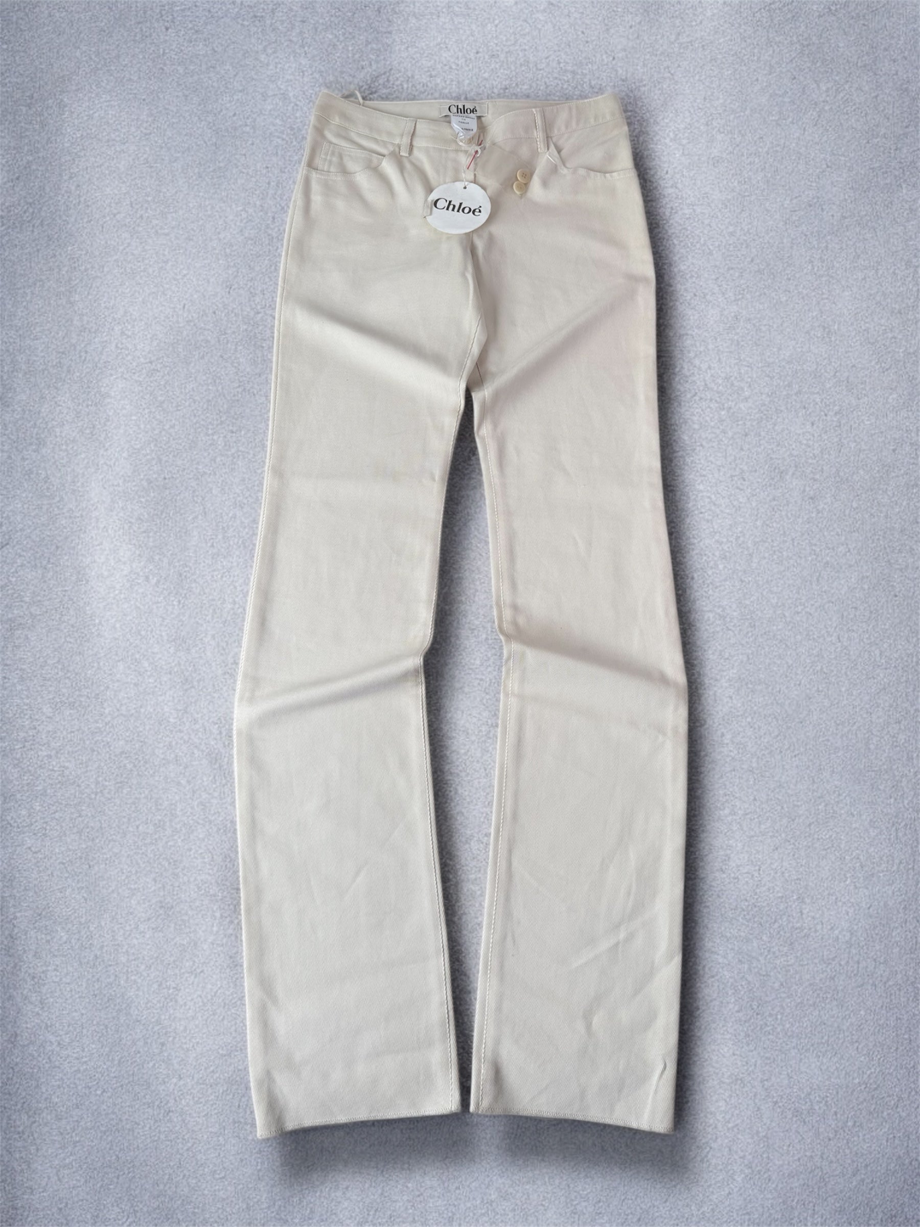 Pantalon Chloé beige neuf avec étiquette – Taille 36 FR