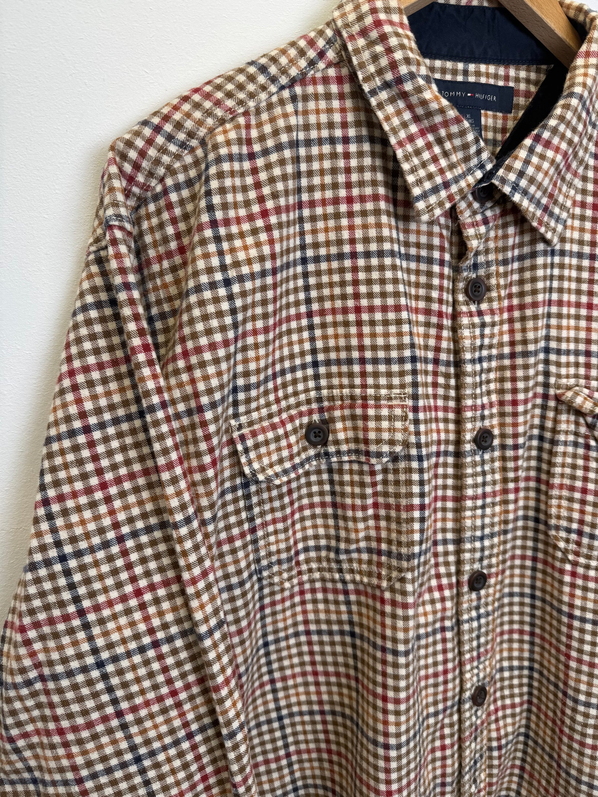 Chemise à carreaux vintage Tommy Hilfiger - taille XXL
