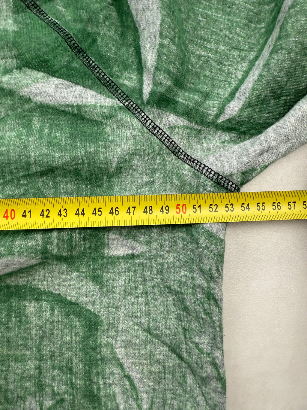 Sweat FILA Motif Abstrait Vert & Gris Tie & Dye - Taille M