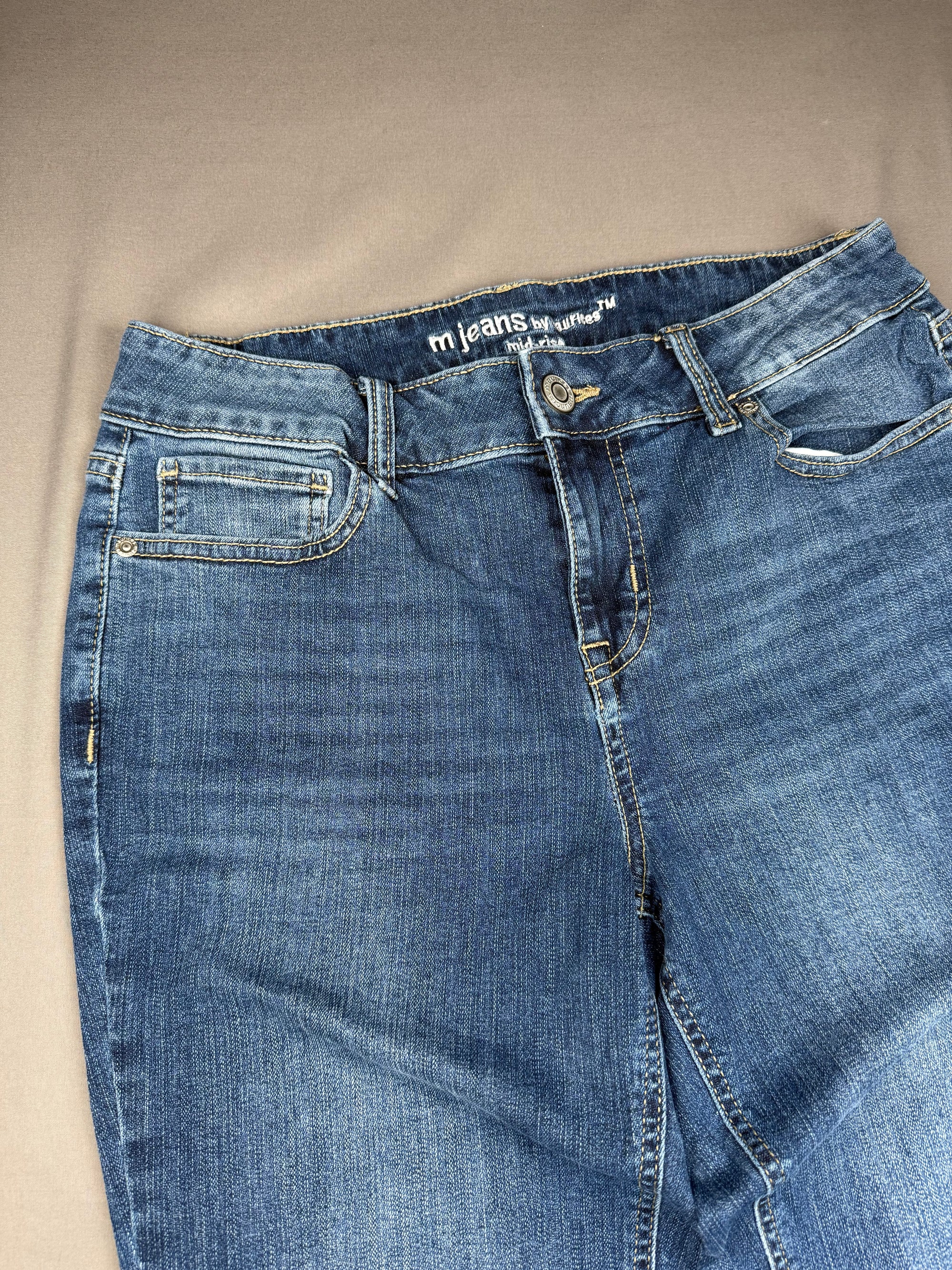 Jean bootcut bleu femme M Jeans by Maurices stretch confortable - Taille 38