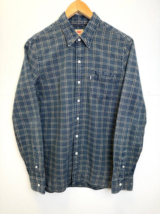 Chemise Levi’s à carreaux bleu vintage - taille S