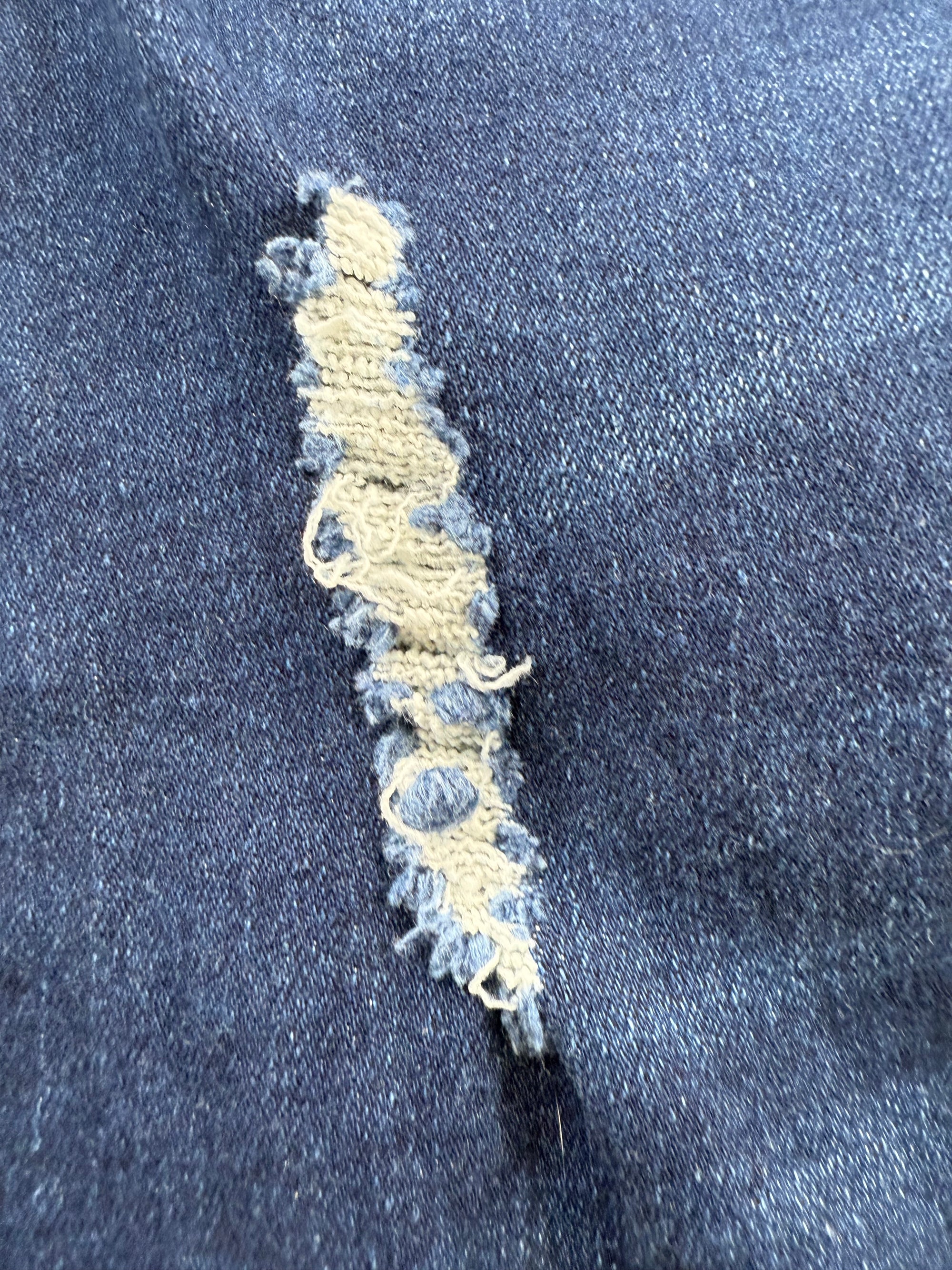 Jean Flare / Patte d'eph Taille Haute Ripped - Femme XXL / FR 44