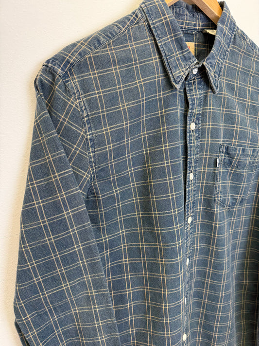 Chemise Levi’s à carreaux bleu vintage - taille S