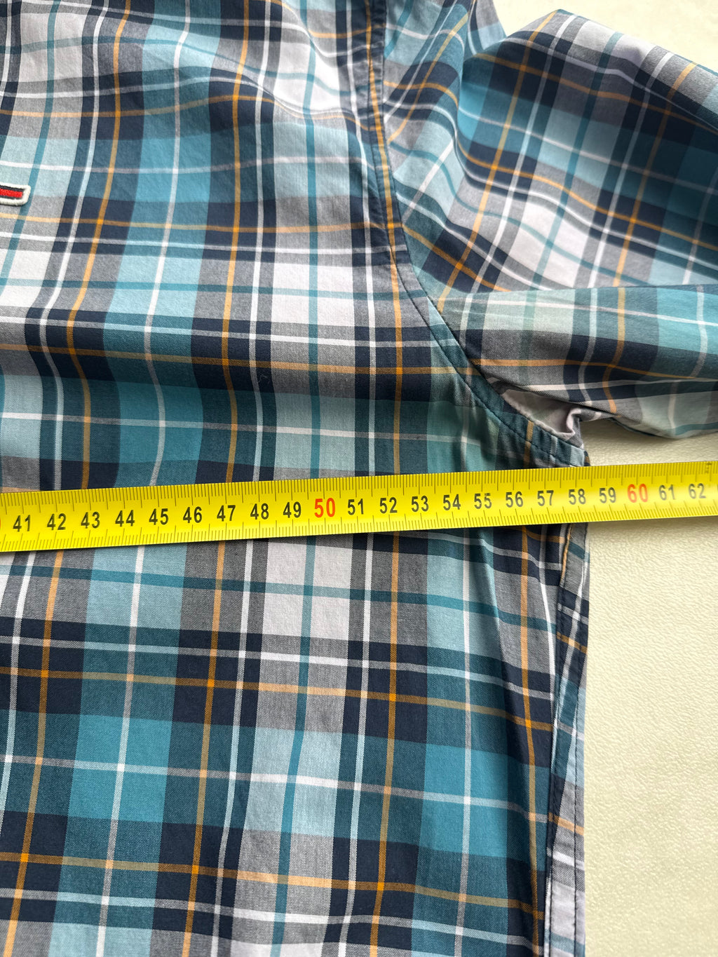 Chemise Tommy Jeans Carreau Plaid Regular Fit Coton