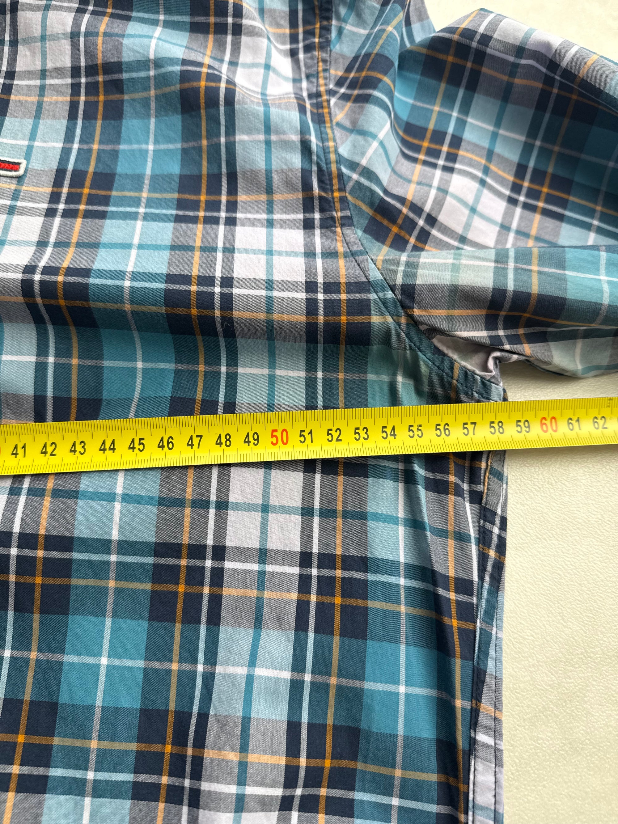 Chemise Tommy Jeans Carreau Plaid Regular Fit Coton