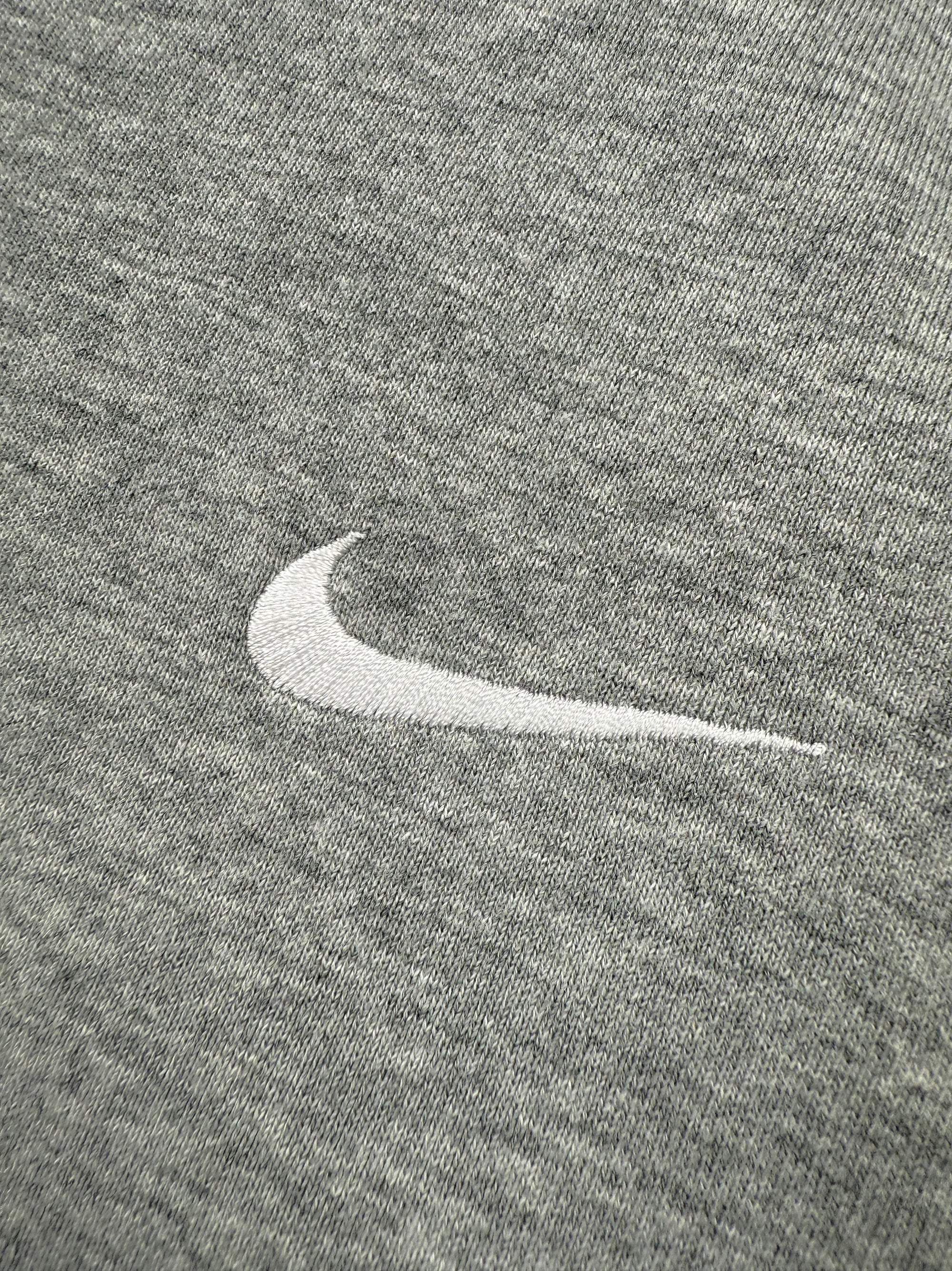 Sweat Nike Gris Col Rond - Swoosh Brodé - Taille XL