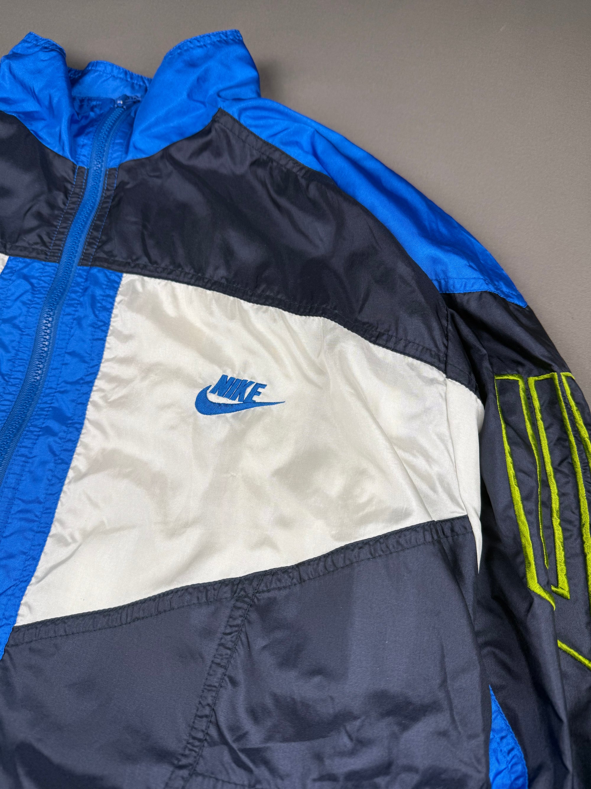 Ensemble vintage Nike bleu électrique Y2K / survêtement rétro - taille S