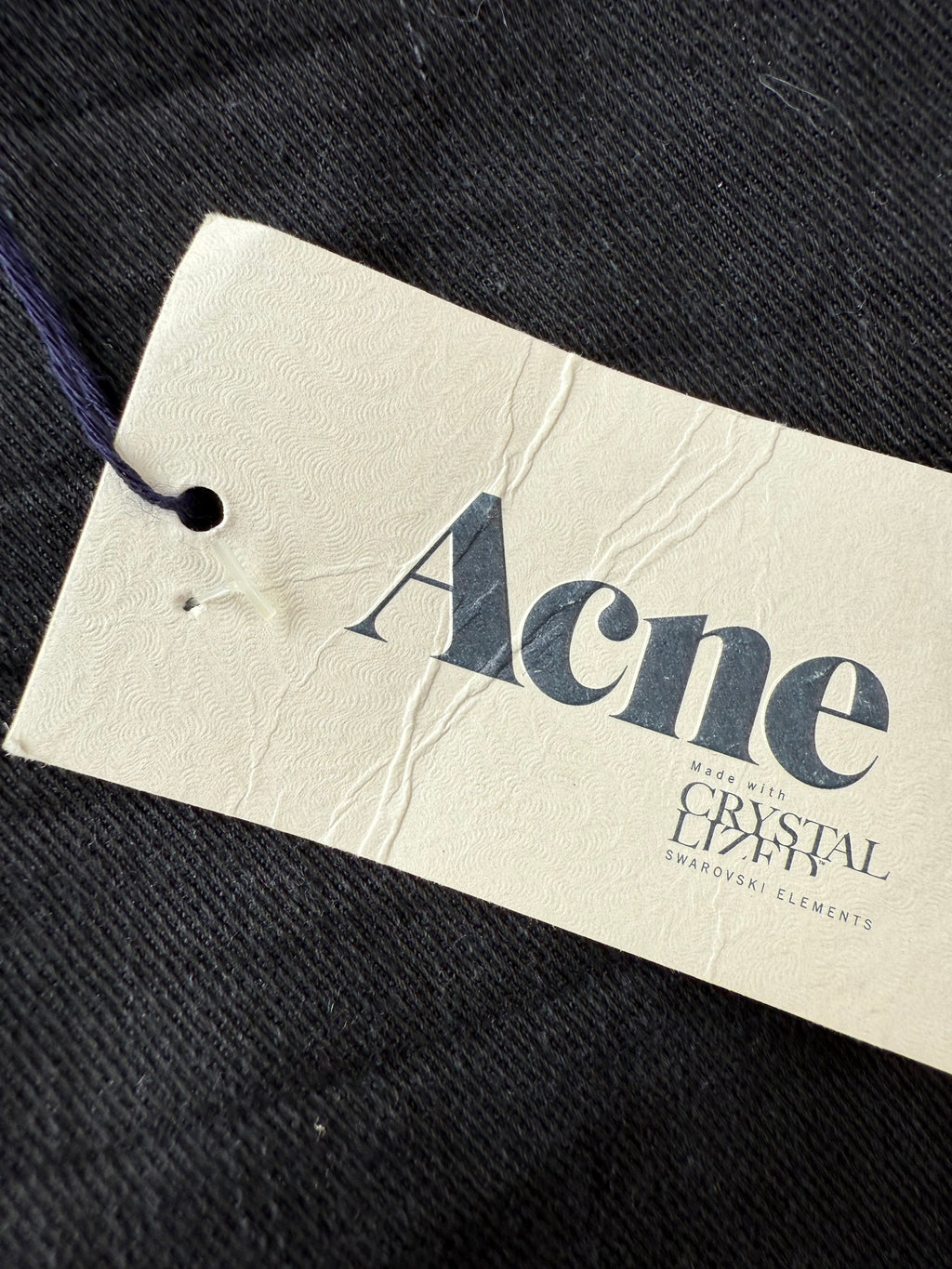 Jean Acne Studios Kex Crystal - Édition Swarovski – Unisexe