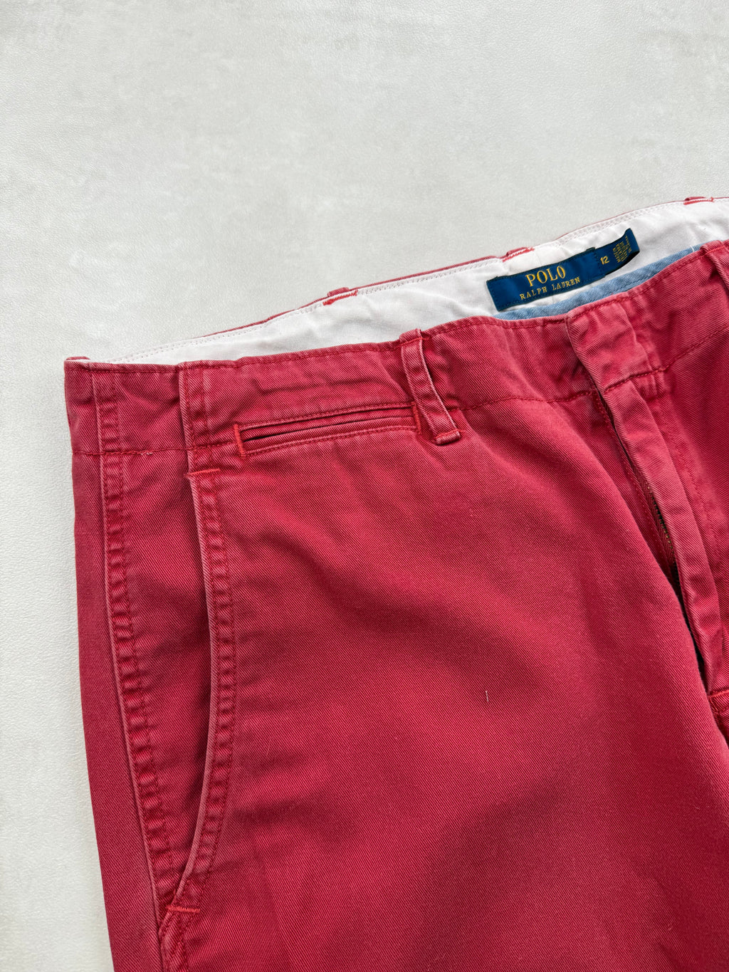 Chino Polo Ralph Lauren Coton Rouge Brique - Taille 44