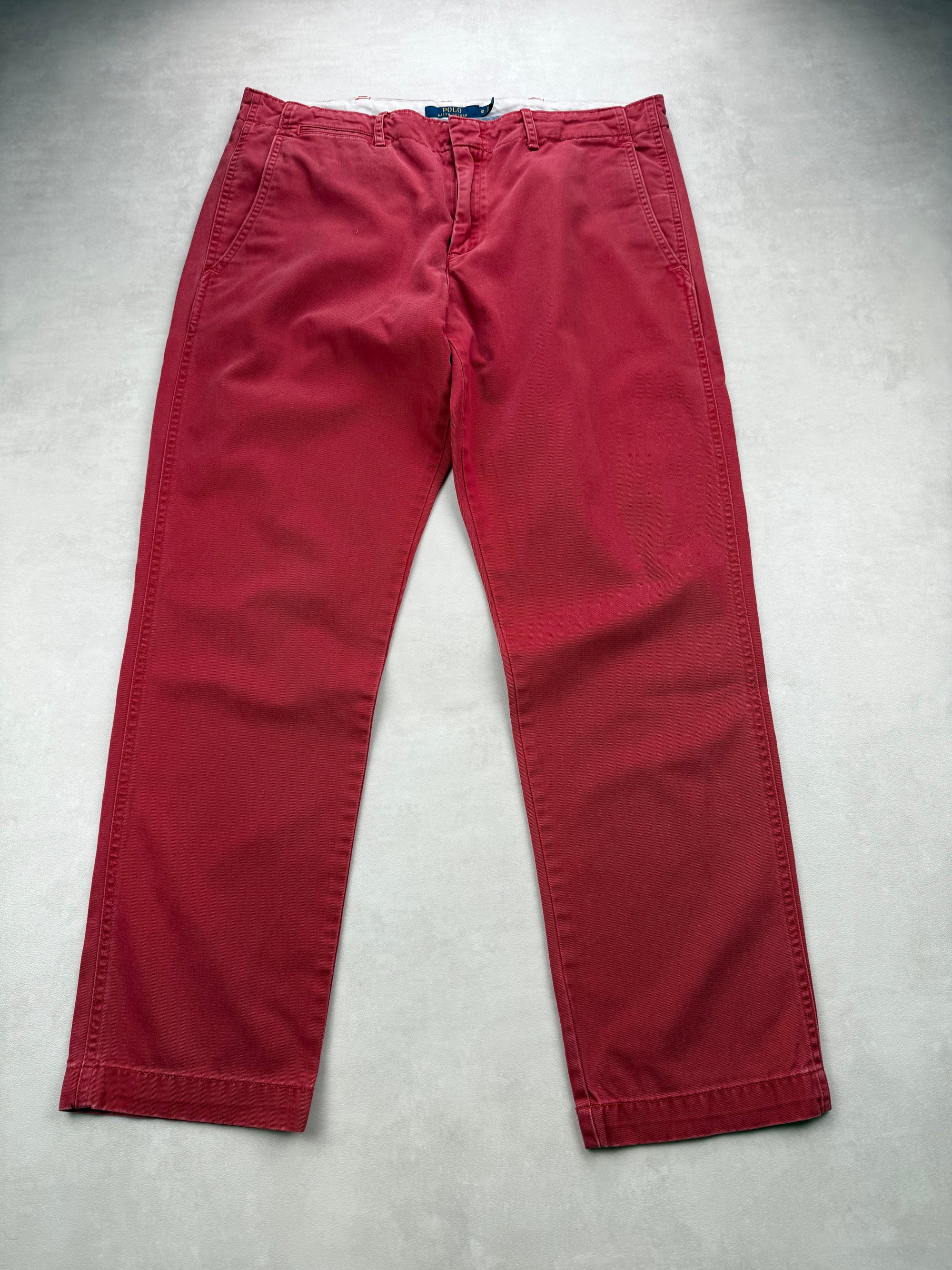 Chino Polo Ralph Lauren Coton Rouge Brique - Taille 44