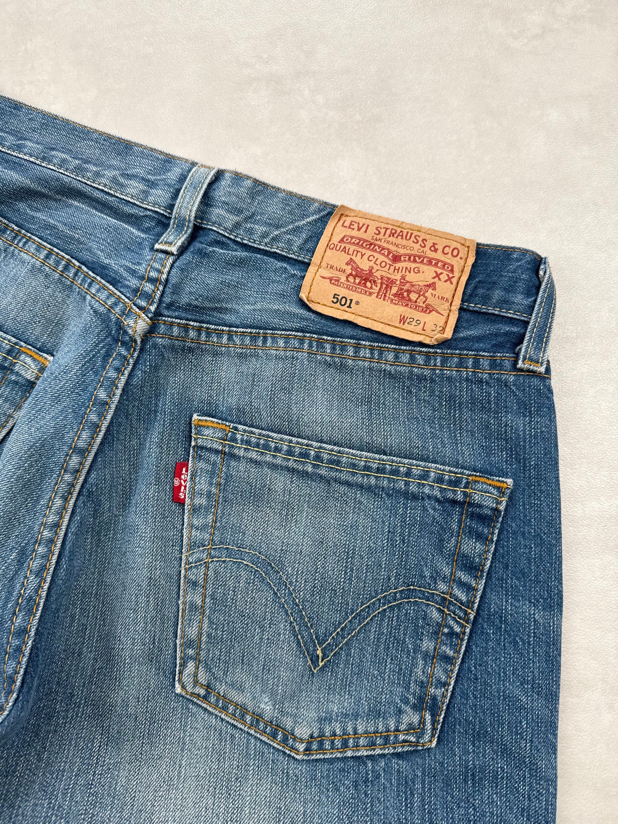 Jean Levi's 501 Vintage bleu  - W29 FR 38 L32 Unisexe