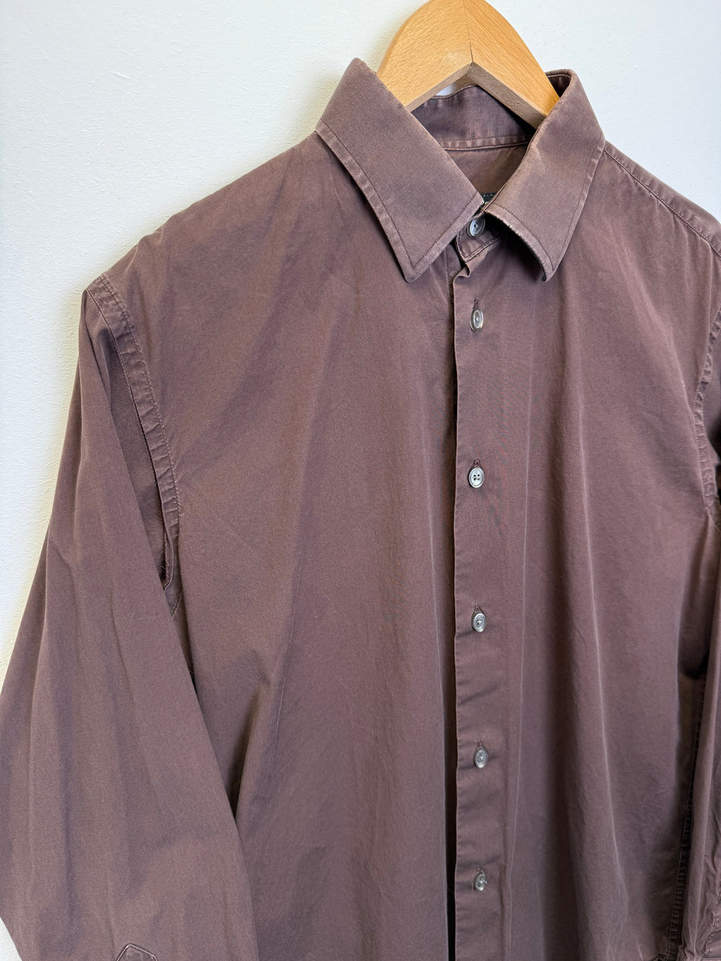 Chemise Eden Park marron chocolat - taille S