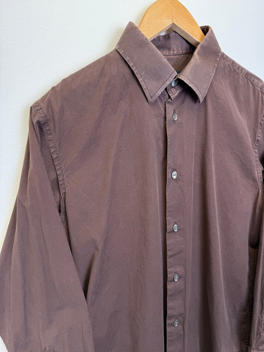 Chemise Eden Park marron chocolat - taille S